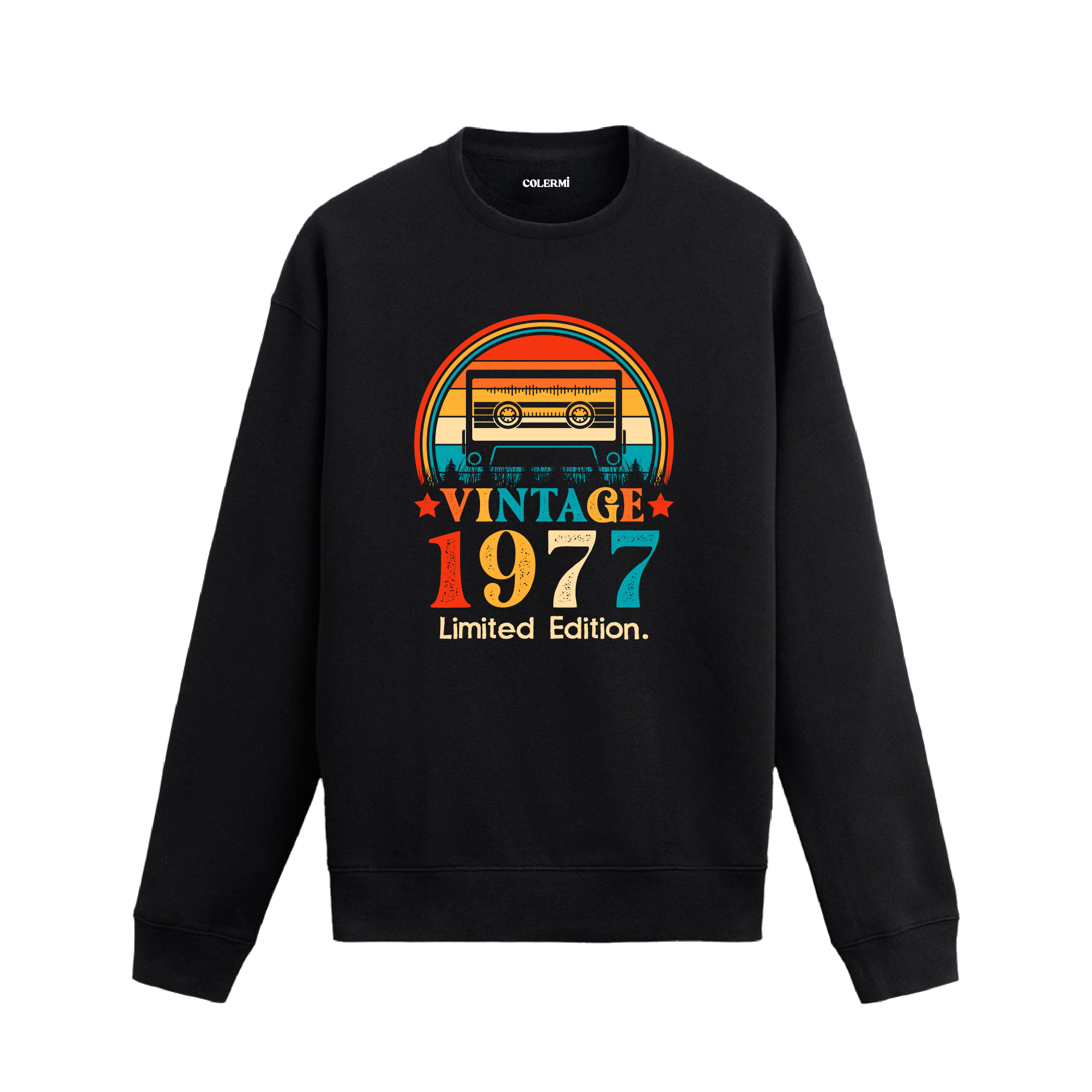 Mixtape Vintage Sweatshirt 1977 Tarihli Tasarım
