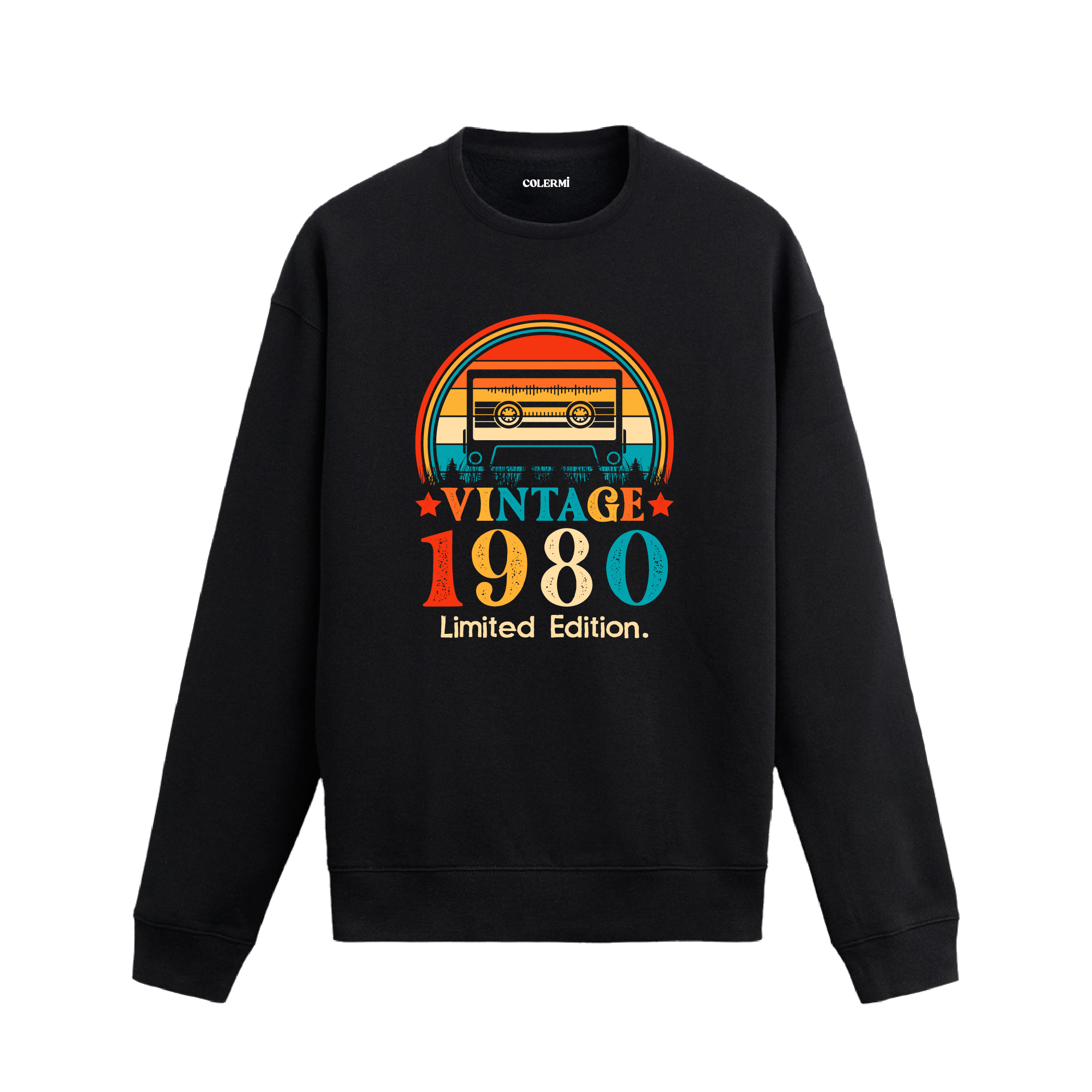 Mixtape Vintage Sweatshirt 1980 Tarihli Tasarım