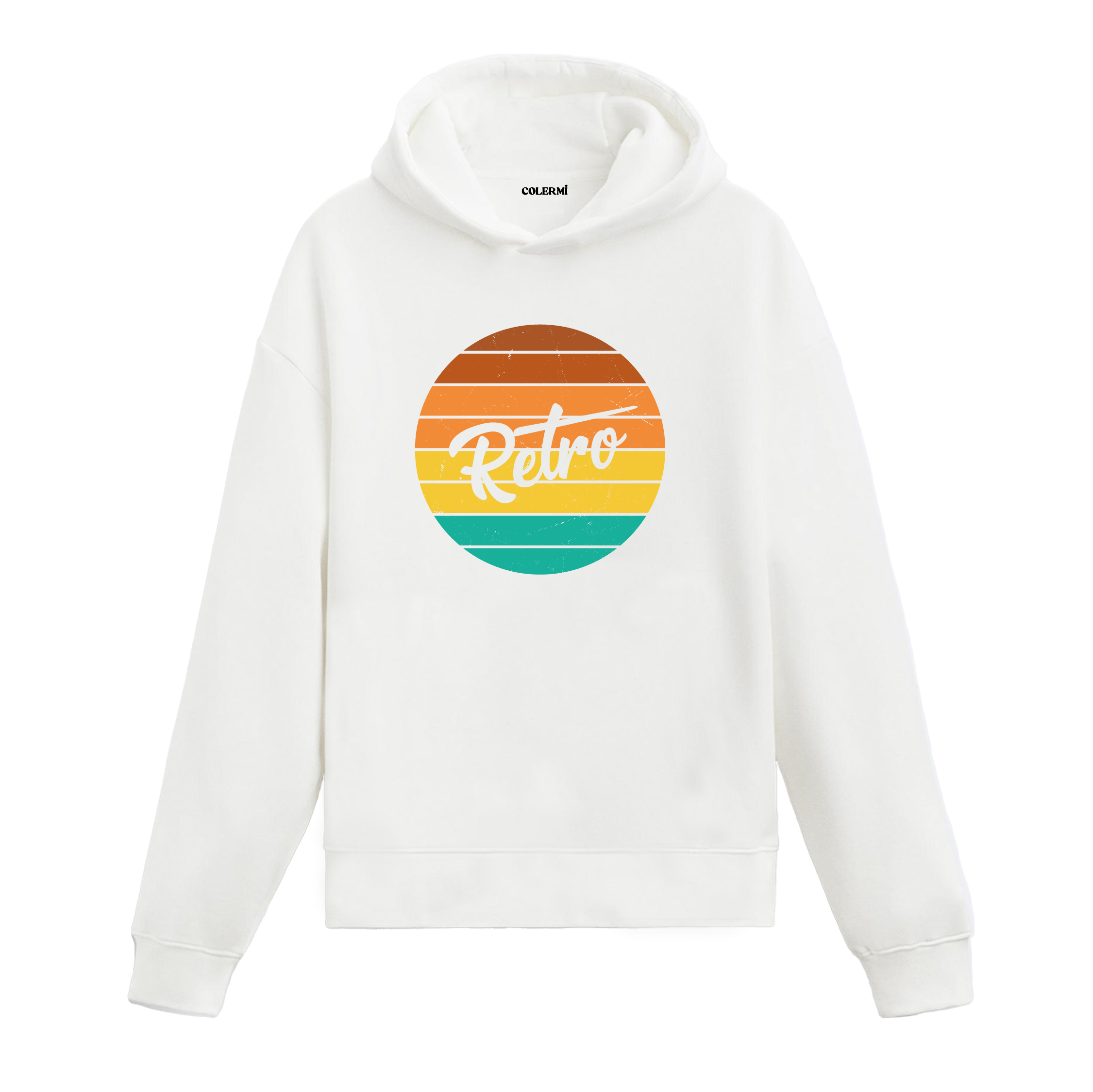 Retro Circle Graphic Hoodie – Timeless Aesthetic, Bold Retro Style