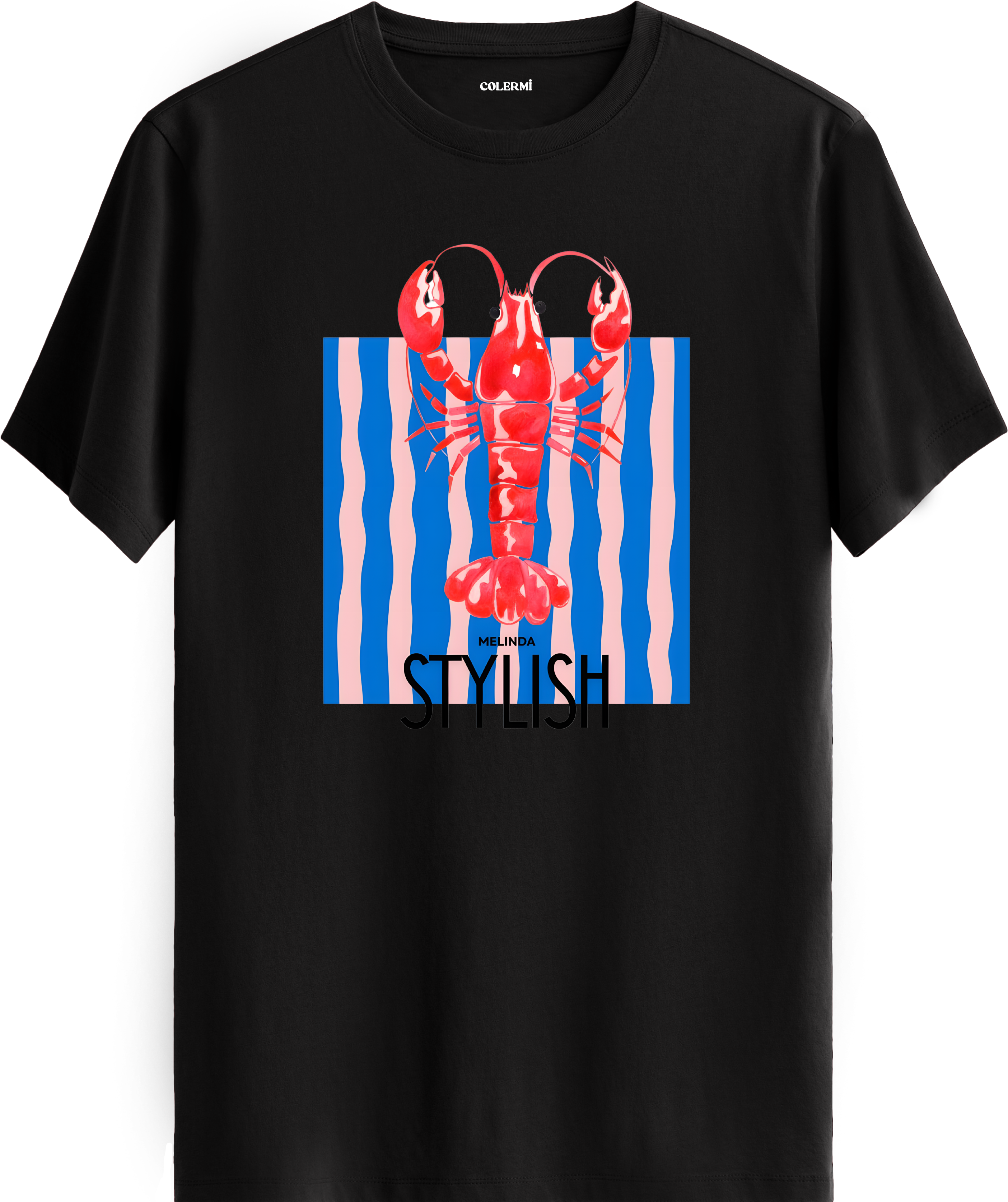 Stylish Lobster Tişört görsel 9 | Colermi