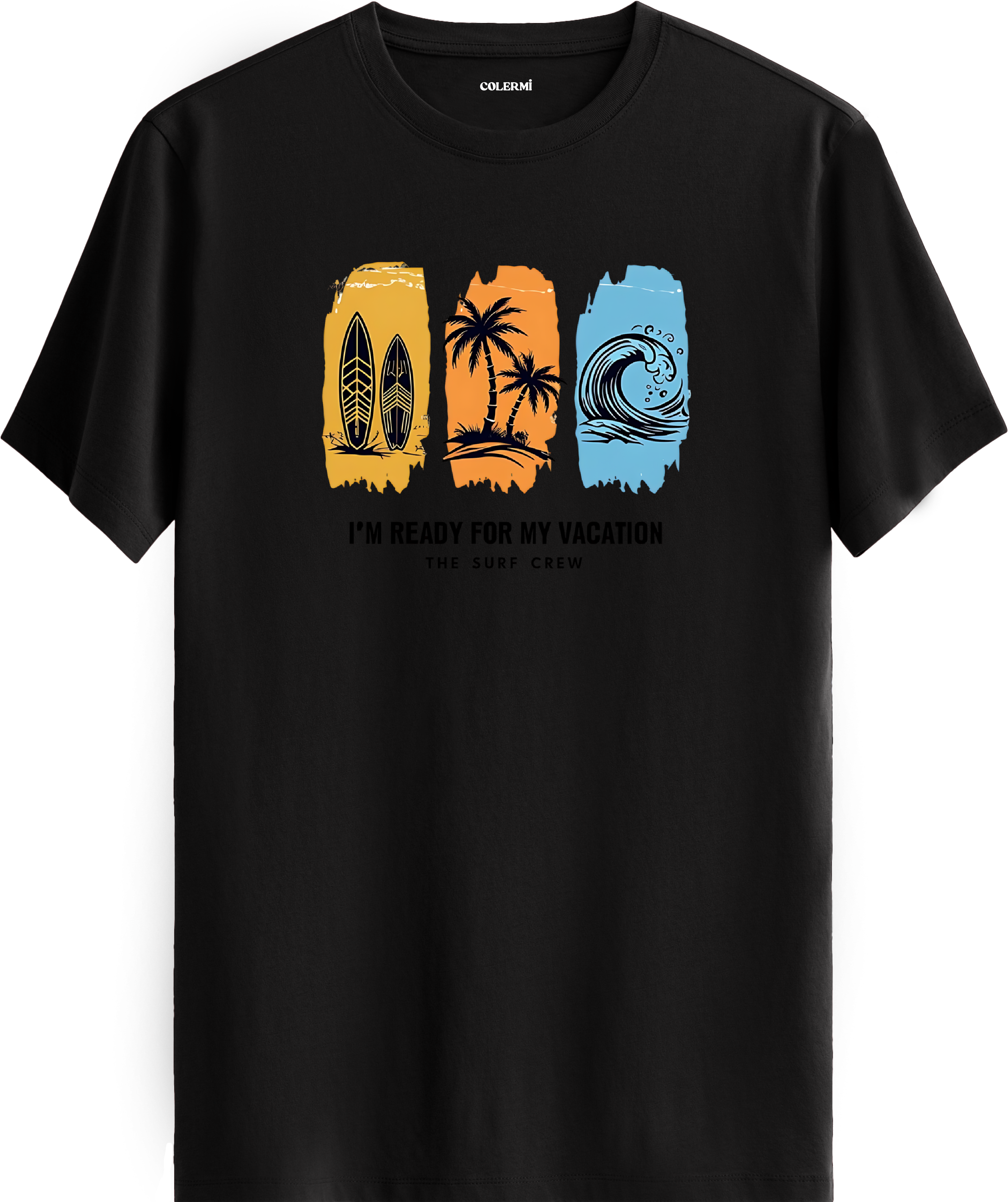 Vacation Surf Crew Baskılı Regular Tişört