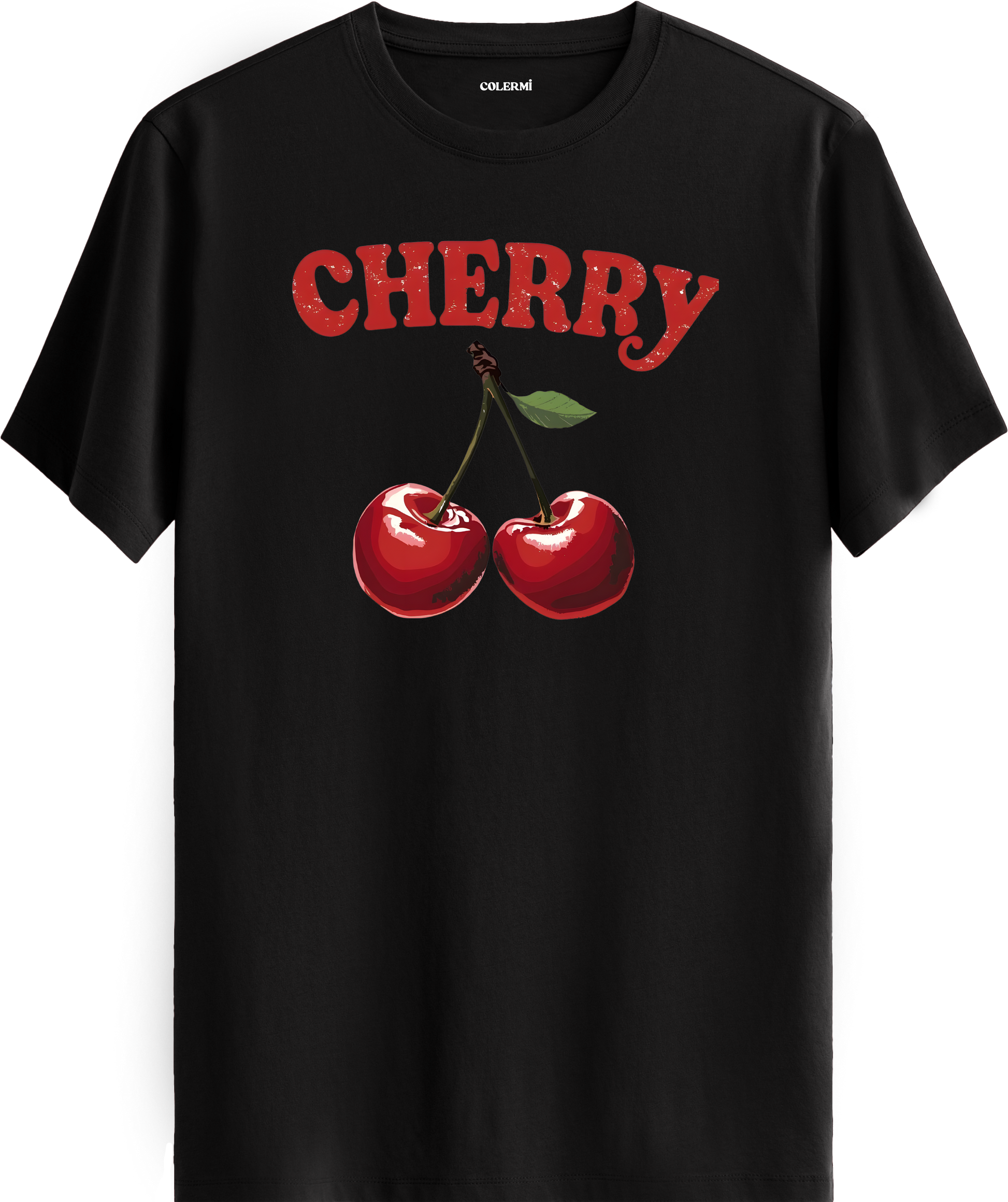 Cherry Baskılı Tişört görsel 9 | Colermi