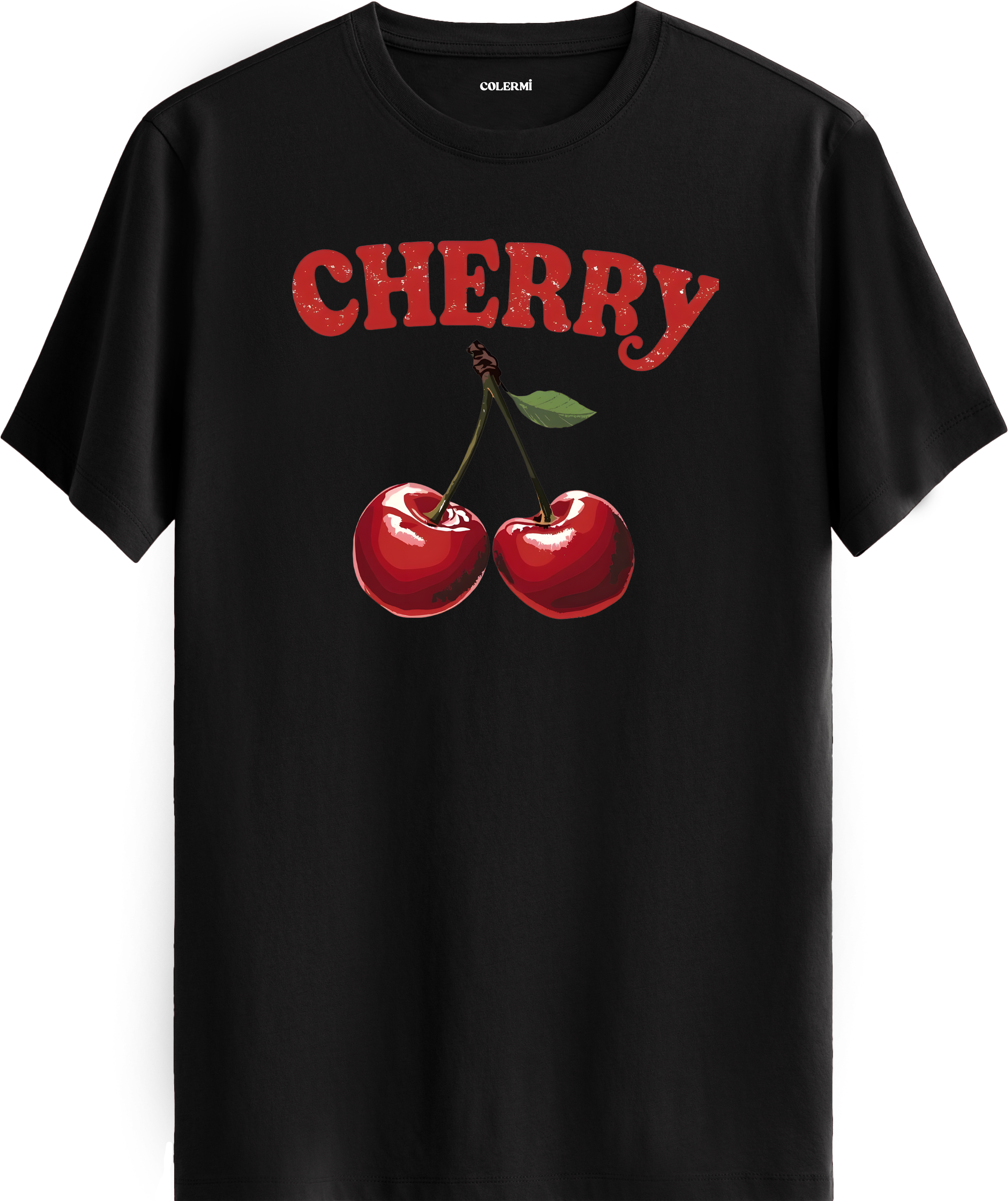 Cherry Baskılı Tişört görsel 9 | Colermi