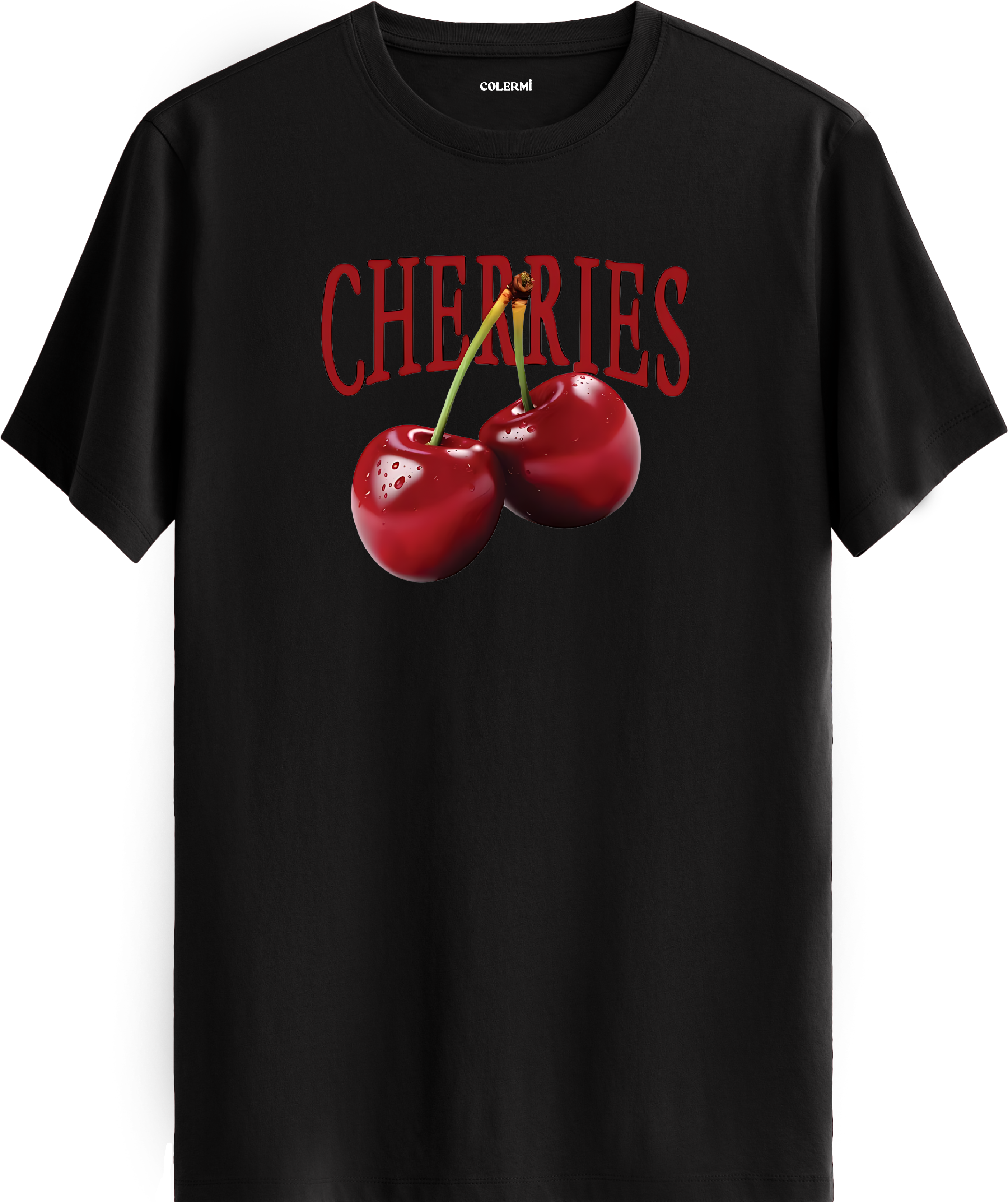 Cherries Baskılı Regular Tişört