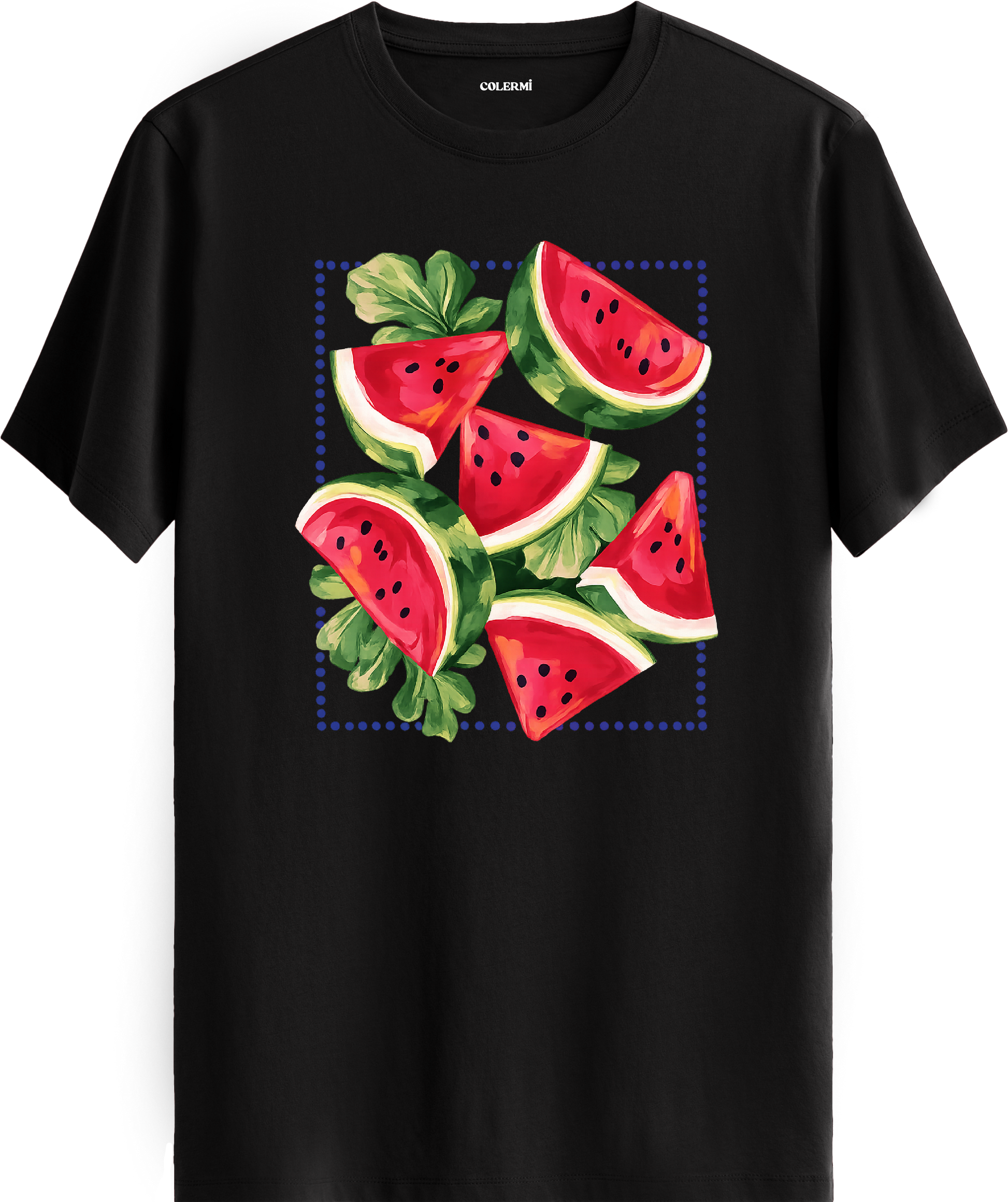 Watermelon Slice Baskılı Tişört görsel 9 | Colermi