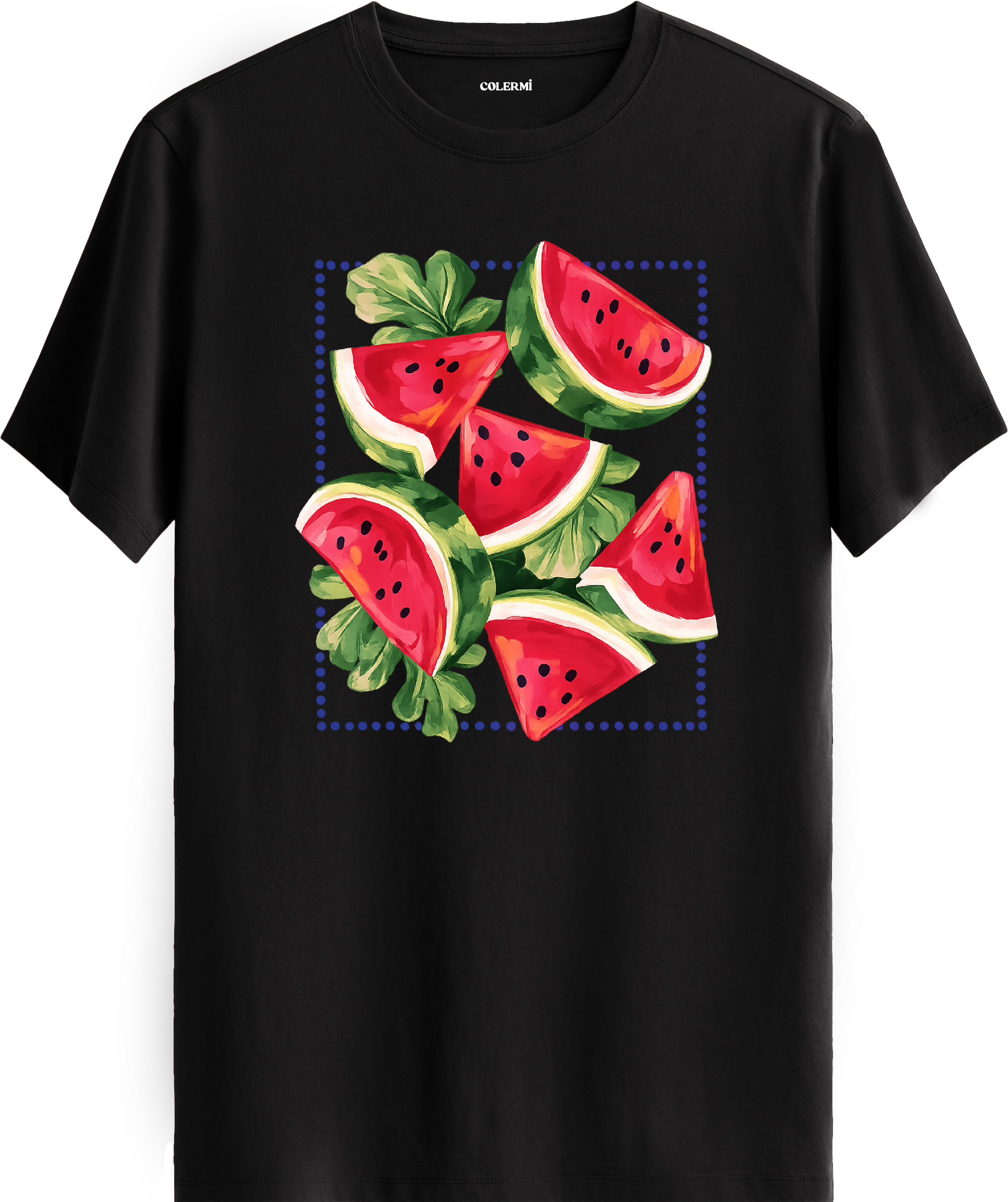 Watermelon Slice Baskılı Tişört görsel 9 | Colermi