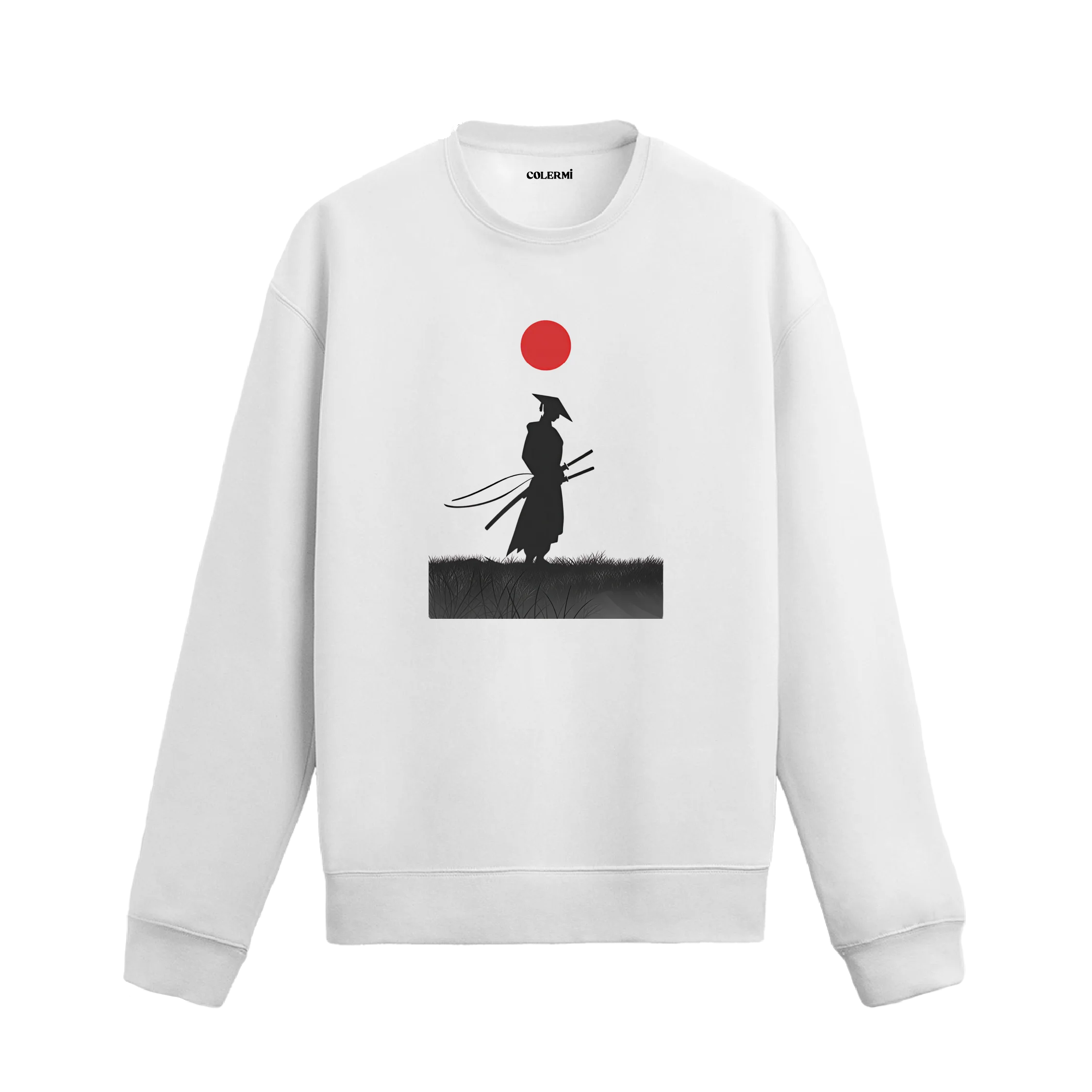 Samuray Tasarımlı Sweatshirt