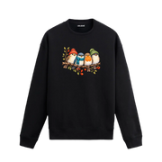 Kış Kuşları Tasarım Sweatshirt - Colermi