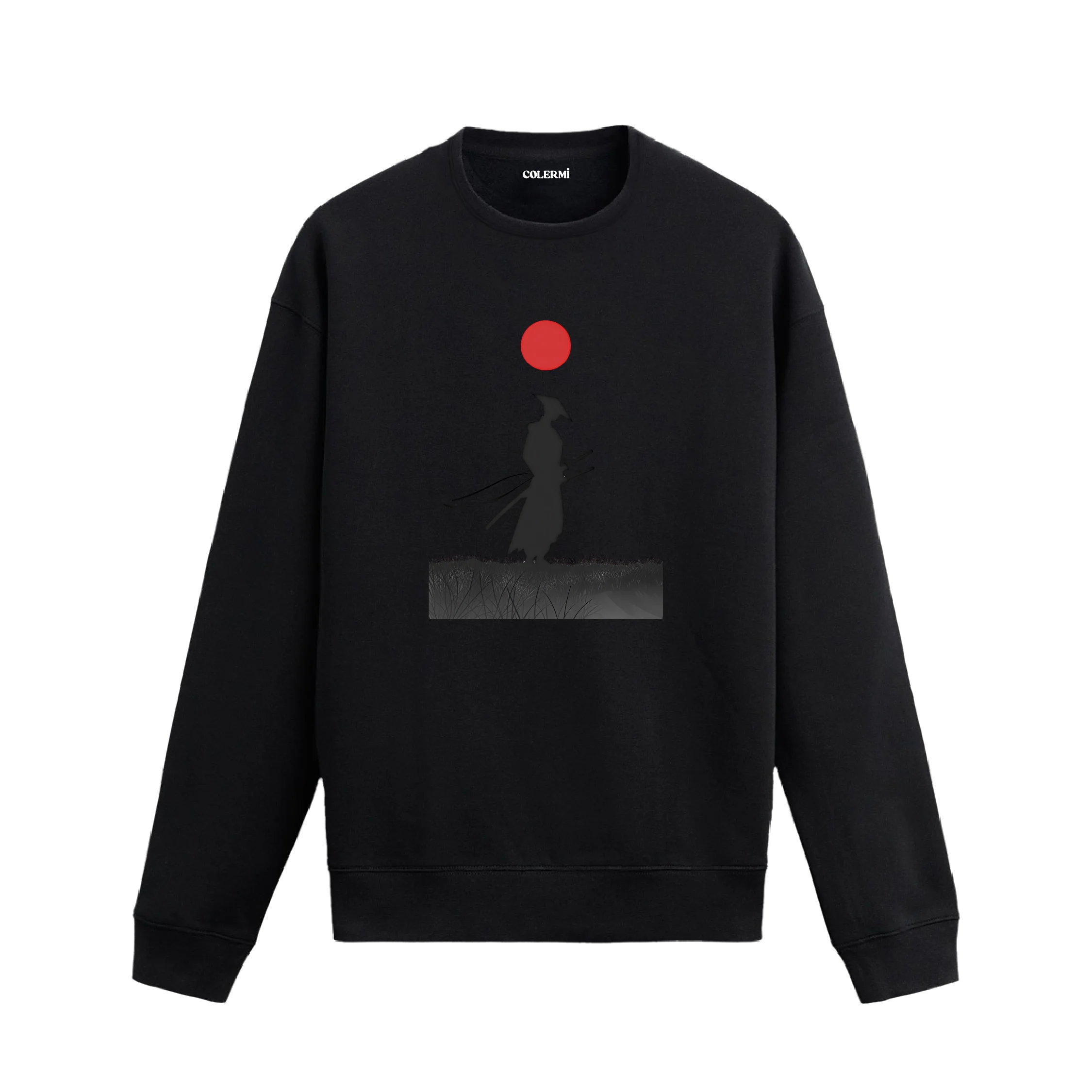 Samuray Tasarımlı Sweatshirt