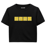 Colermi Güneş Desenli Crop Top Tişört