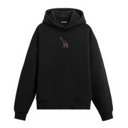 Skyline Giraffe Graphic Hoodie - Elegant Design, Modern Nature