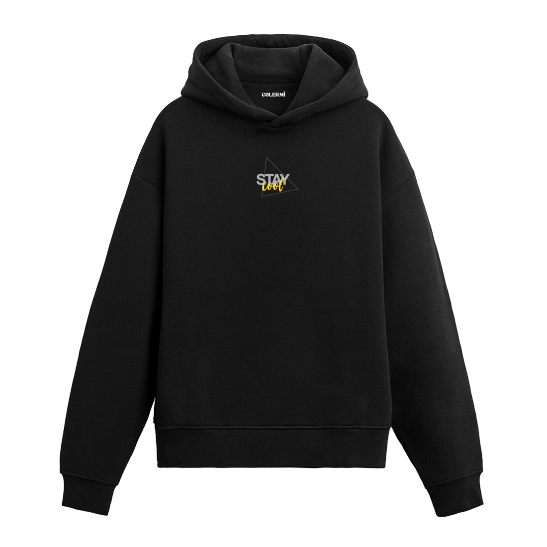 Stay Cool Graphic Hoodie - Minimalist Design, Bold Expression