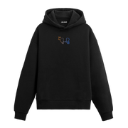 Taurus Harmony Graphic Hoodie - Bull Silhouette, Strength and Grace