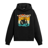 Vintage Scooter Graphic Hoodie – Retro Freedom, Timeless Style