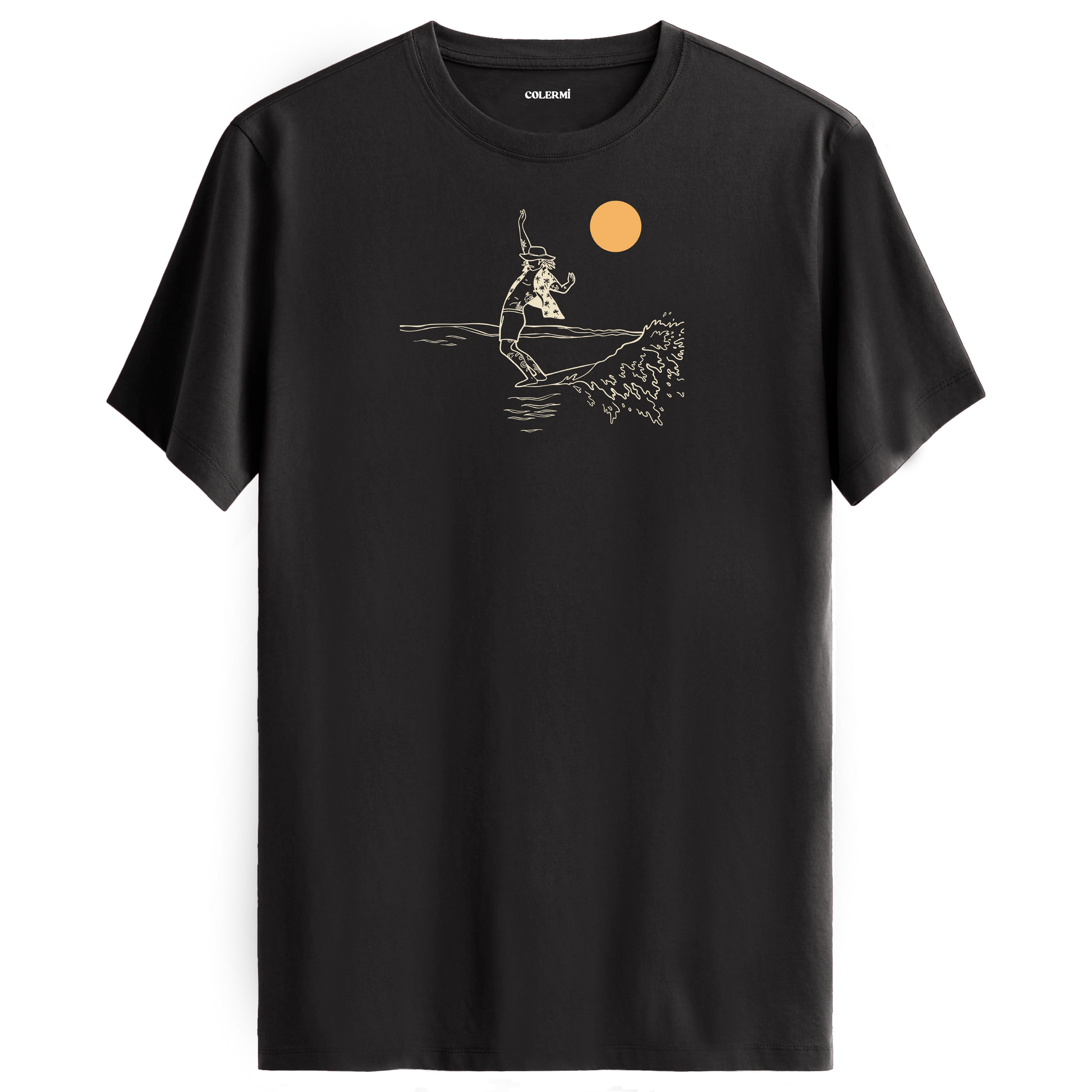 Güneş Altında Surf T-shirt görsel 6 | Colermi