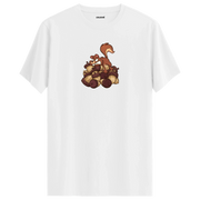 Nut Hoarder Squirrel Crew Neck T-Shirt