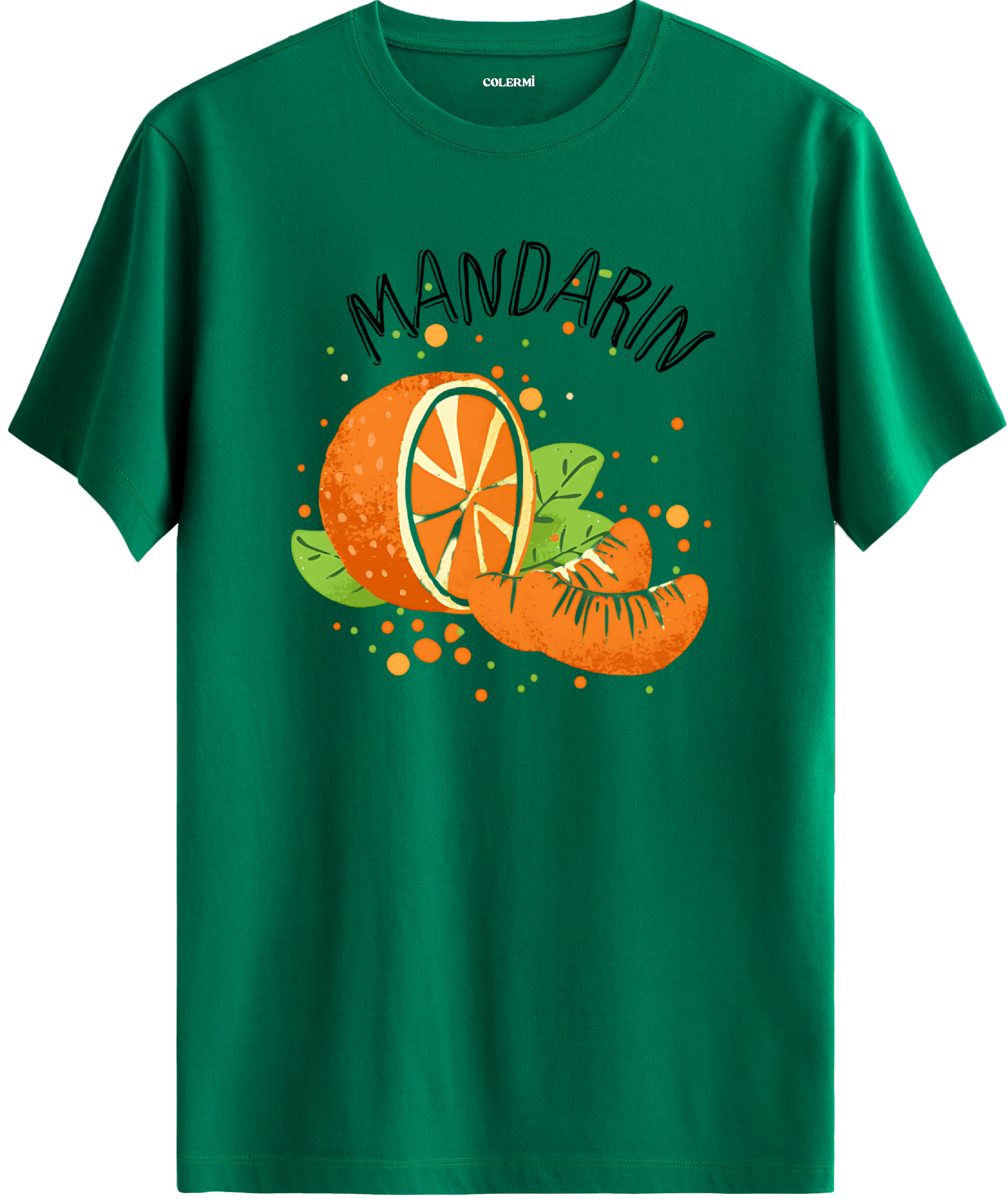Mandalina Baskılı Tişört