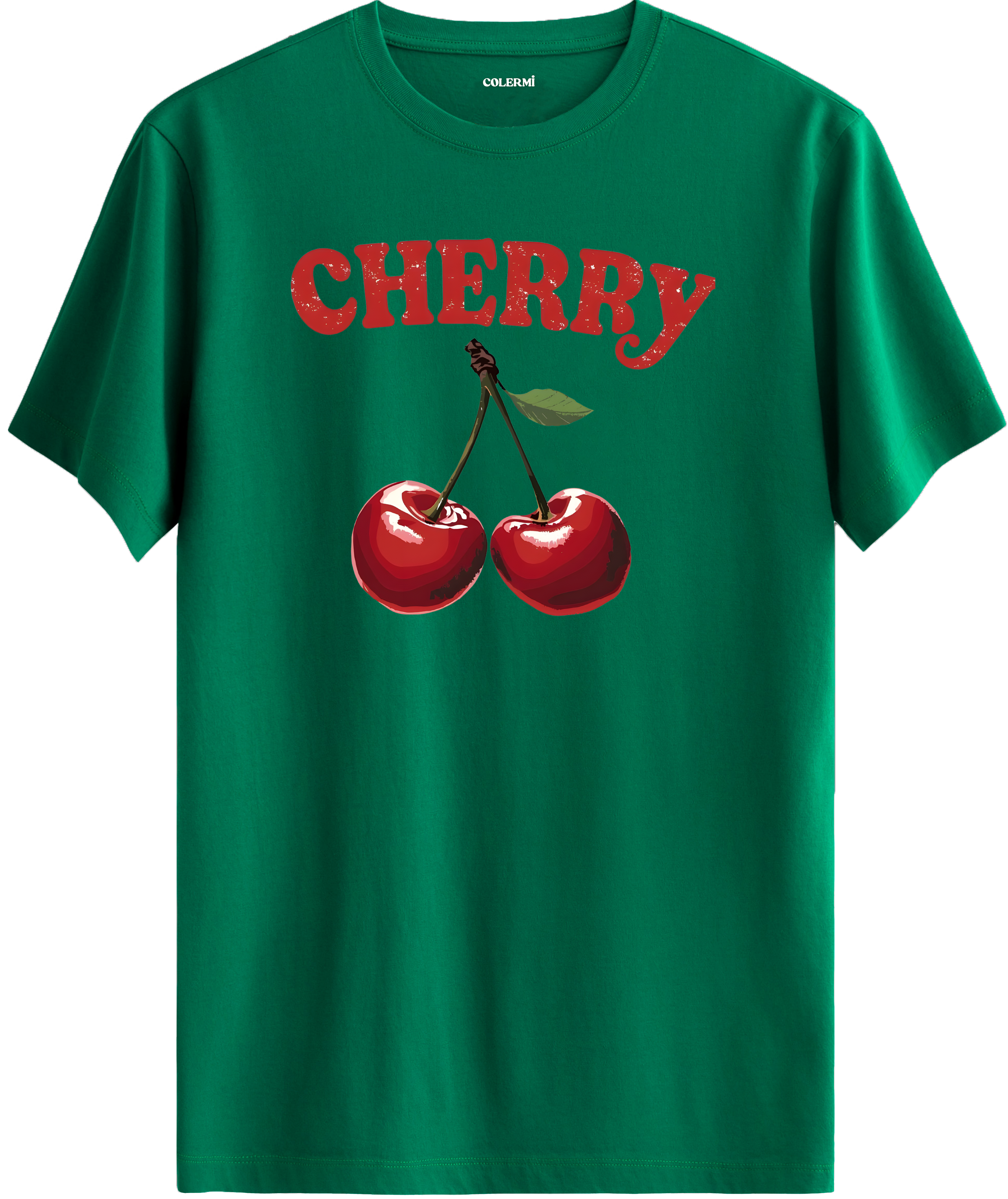 Cherry Baskılı Tişört görsel 10 | Colermi