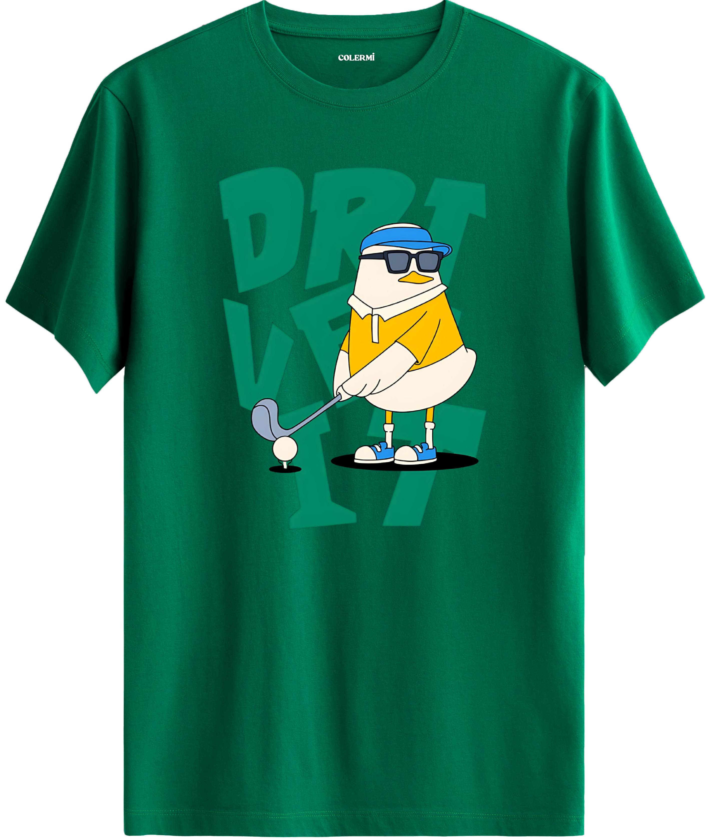 Golf Karakteri Baskılı Regular Tişört
