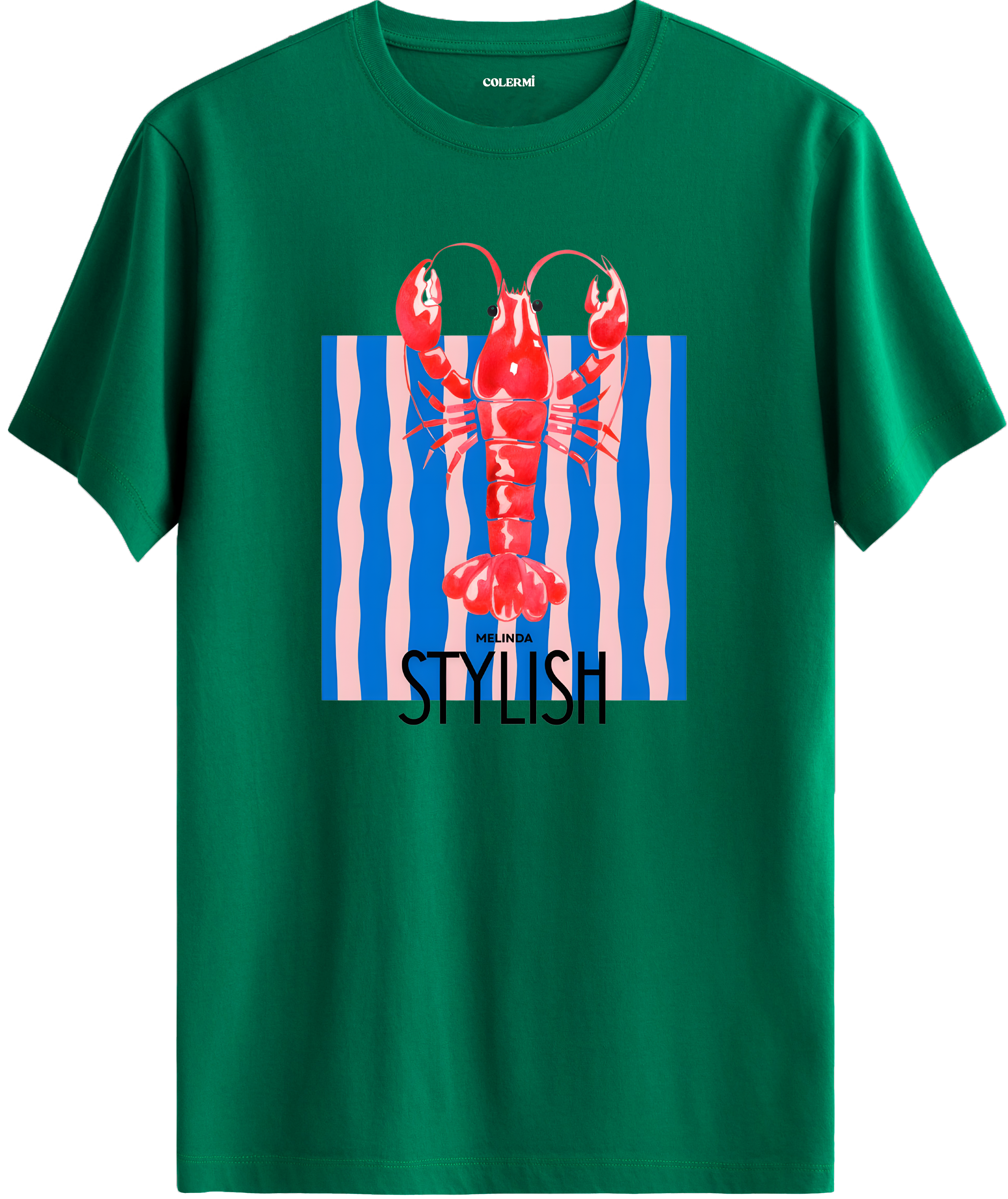 Stylish Lobster Tişört görsel 10 | Colermi