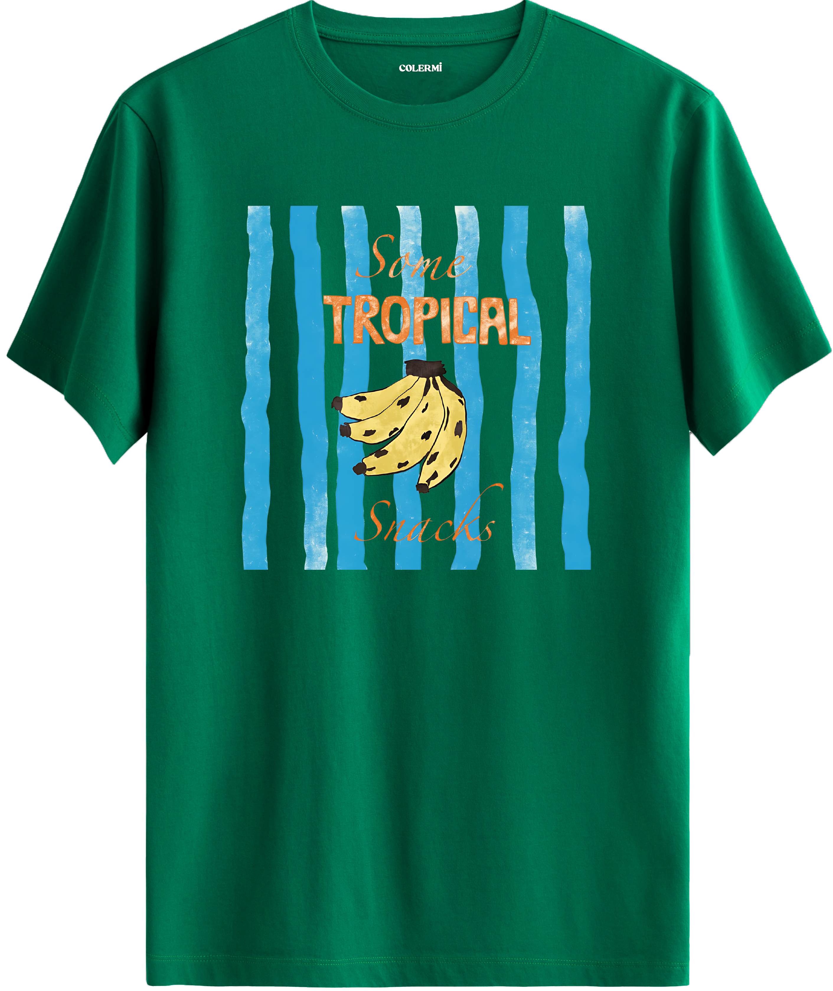 Tropical Snacks Muz Baskılı Tişört