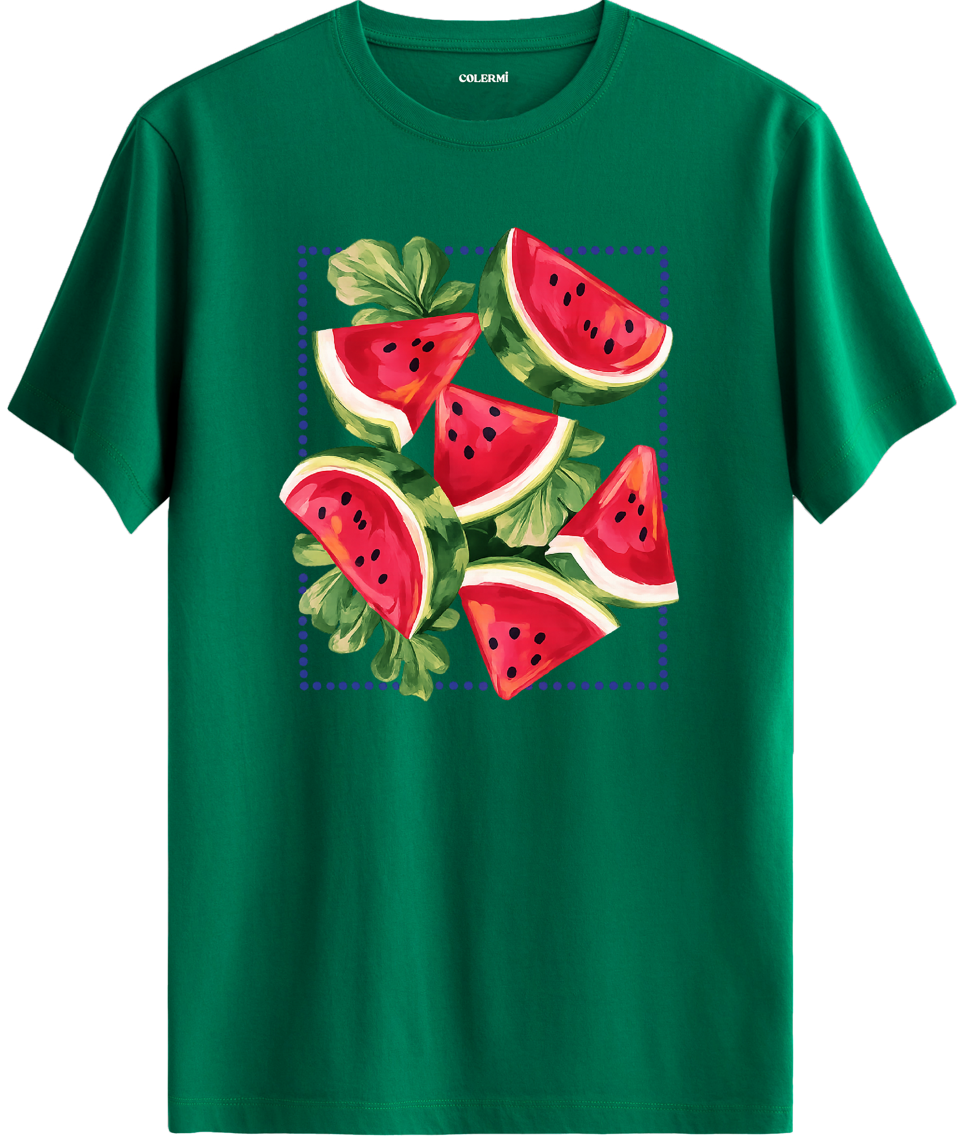 Watermelon Slice Baskılı Tişört görsel 10 | Colermi