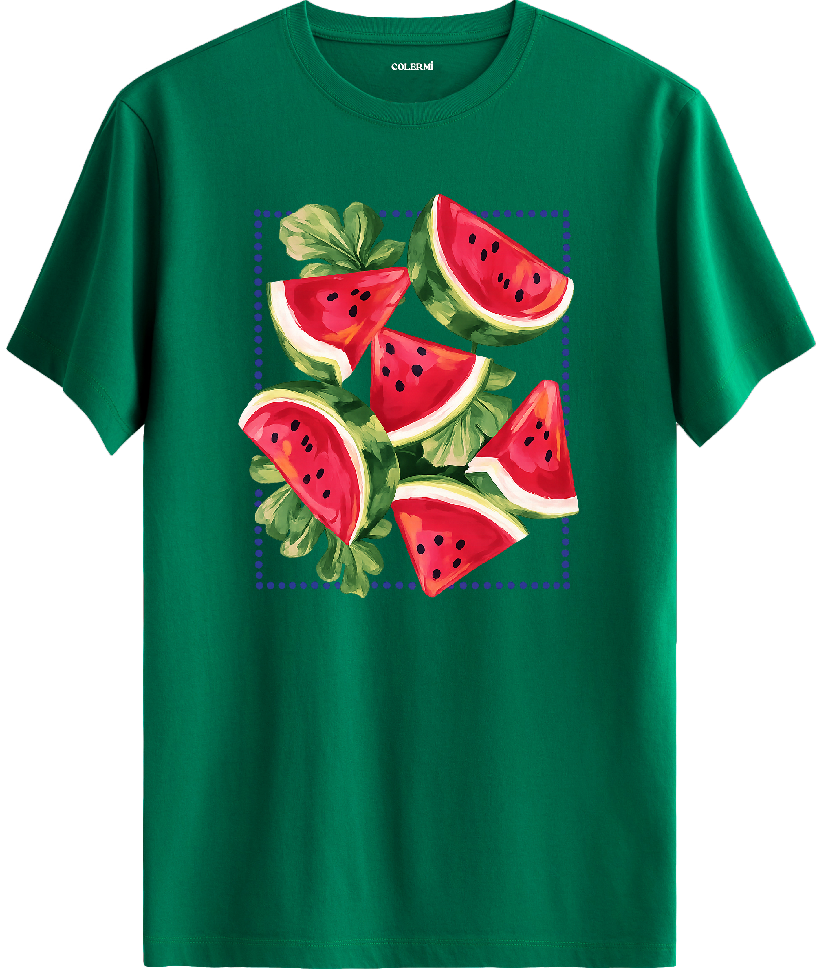 Watermelon Slice Baskılı Tişört görsel 10 | Colermi