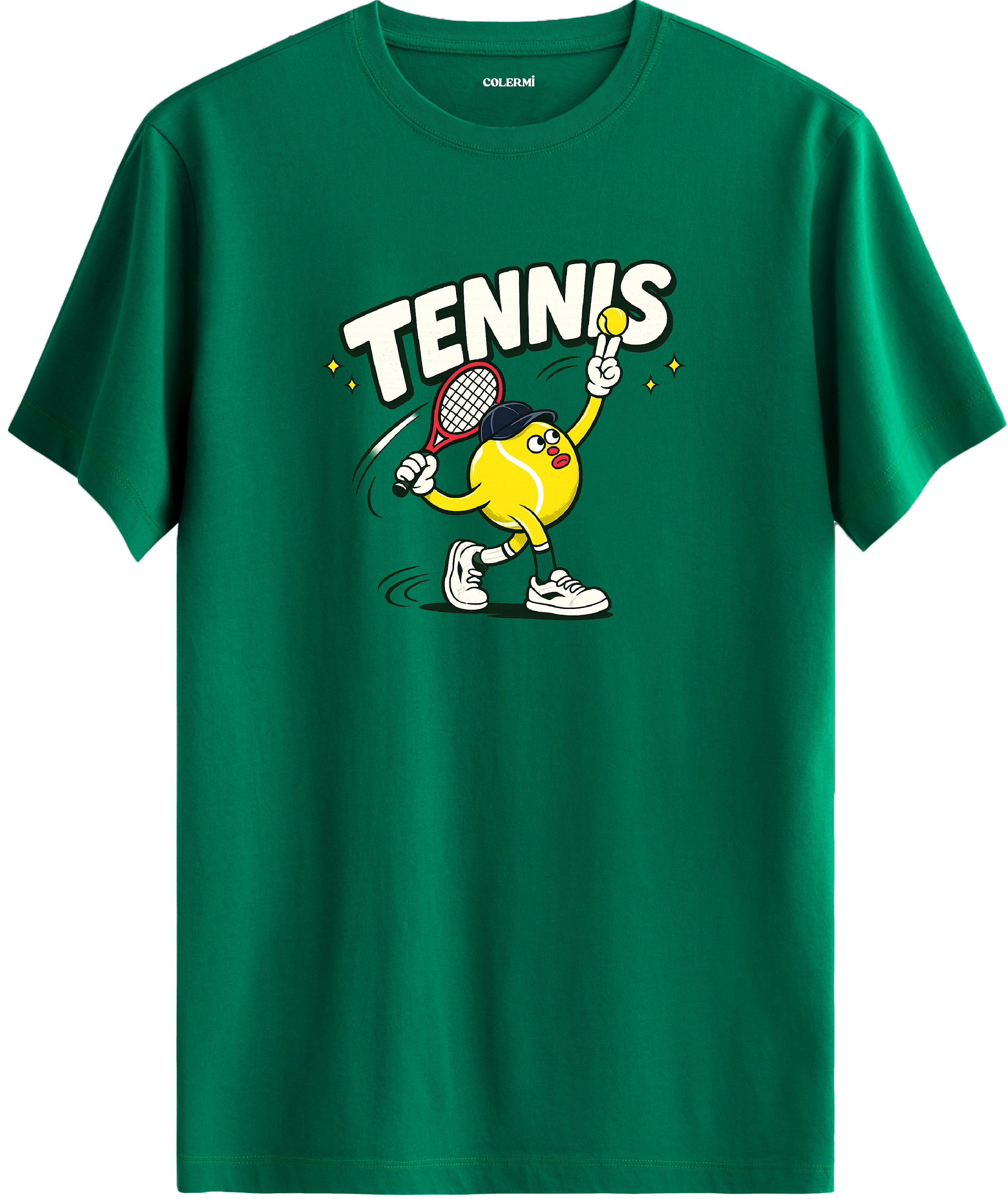 Tennis Ball Baskılı Regular Tişört