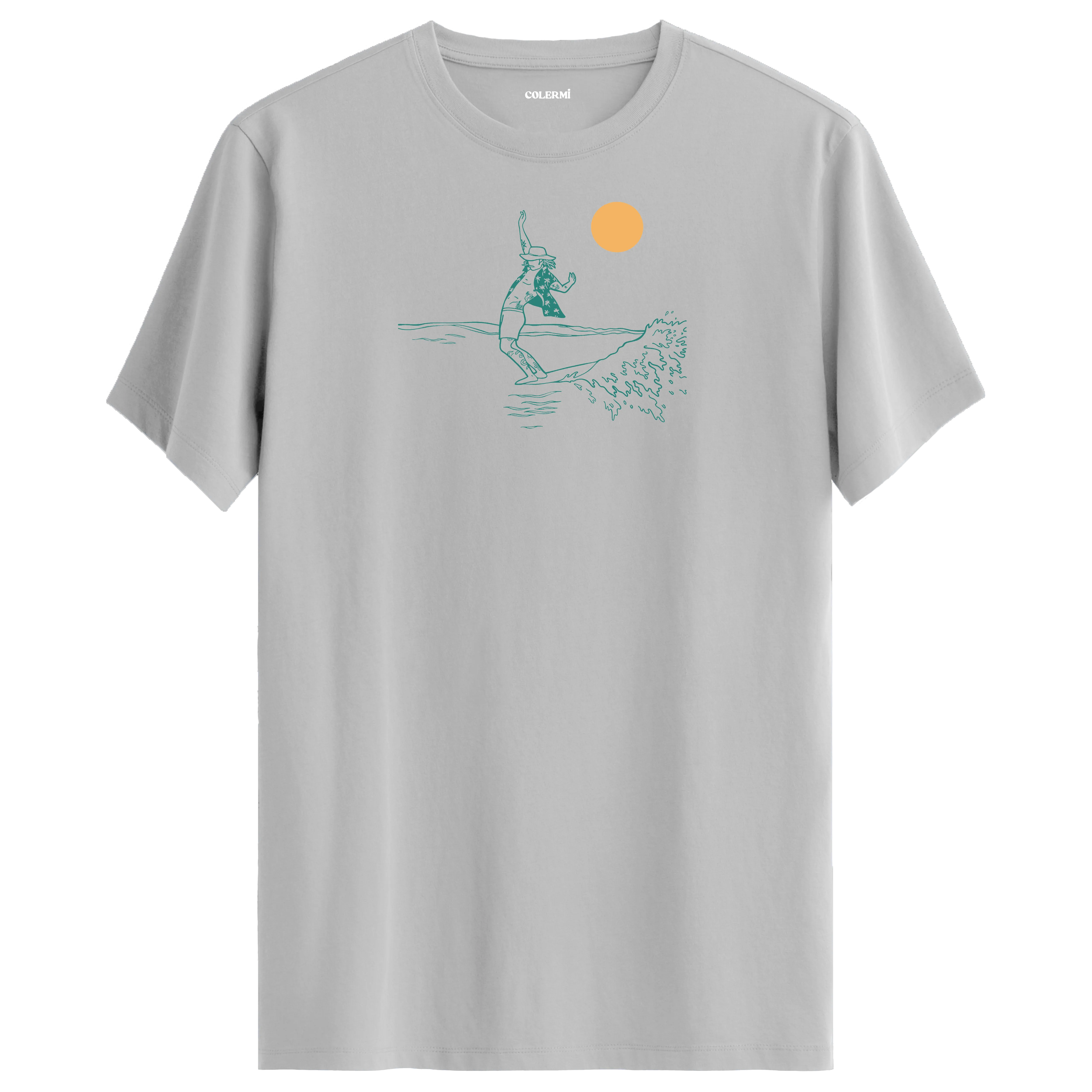 Güneş Altında Surf T-shirt görsel 7 | Colermi
