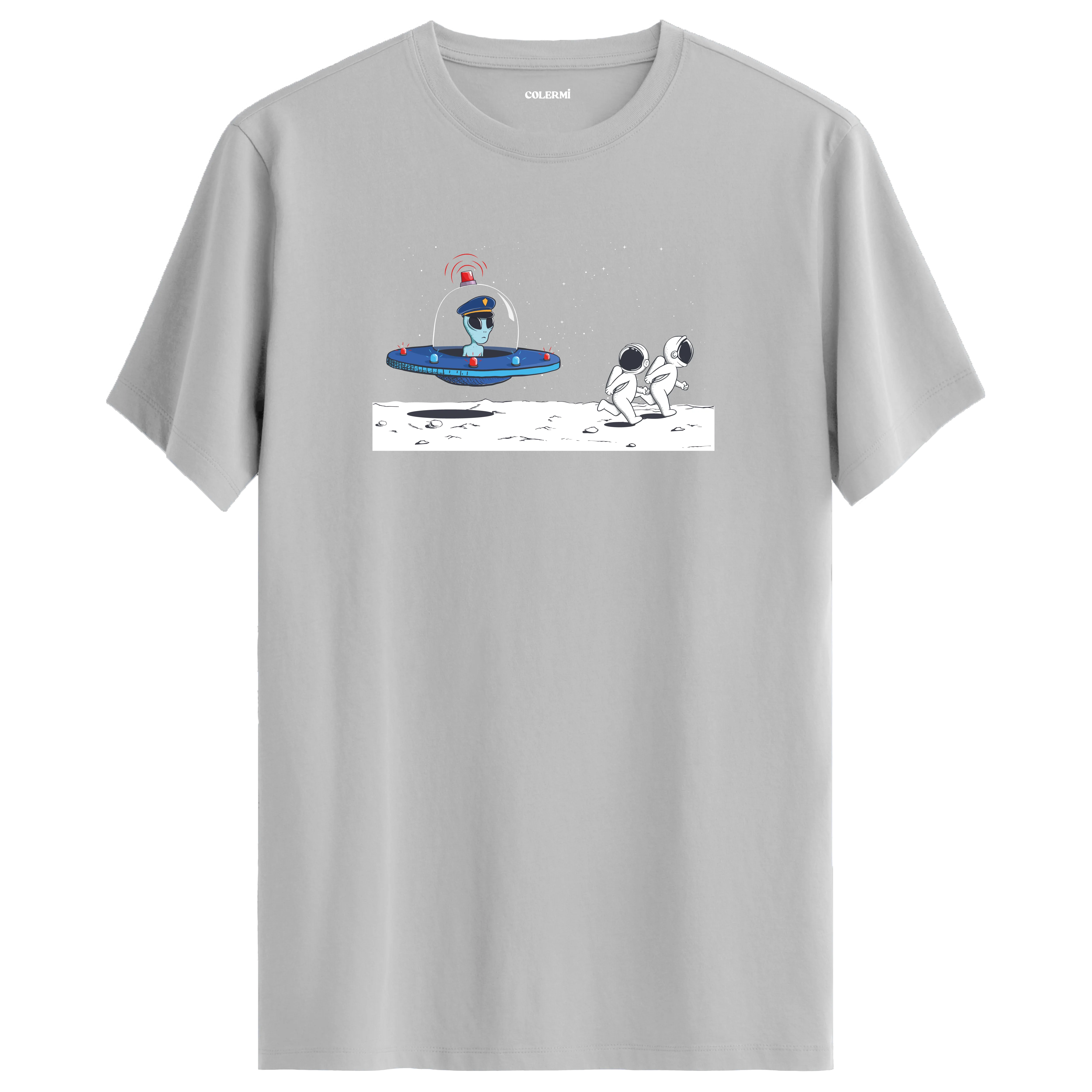 Astronot ve UFO Tişört