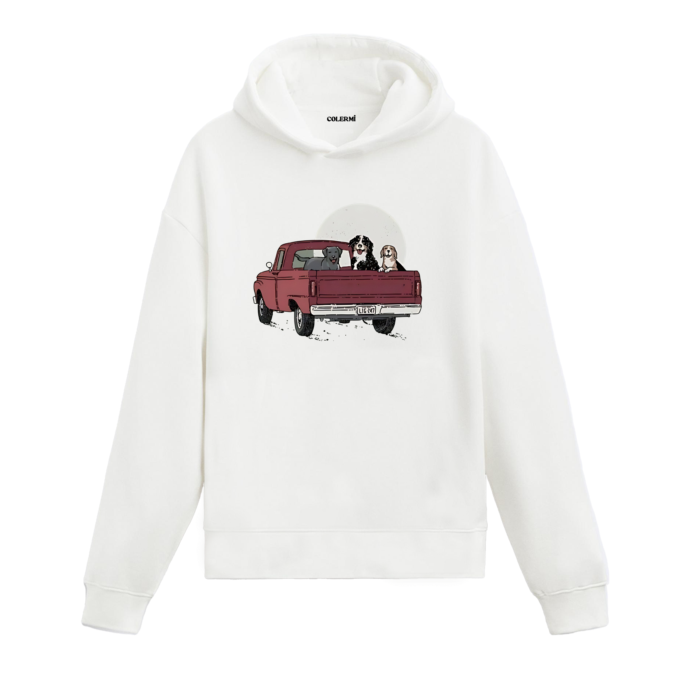 Ay Işığı Yolculuğu Tasarım Hoodie