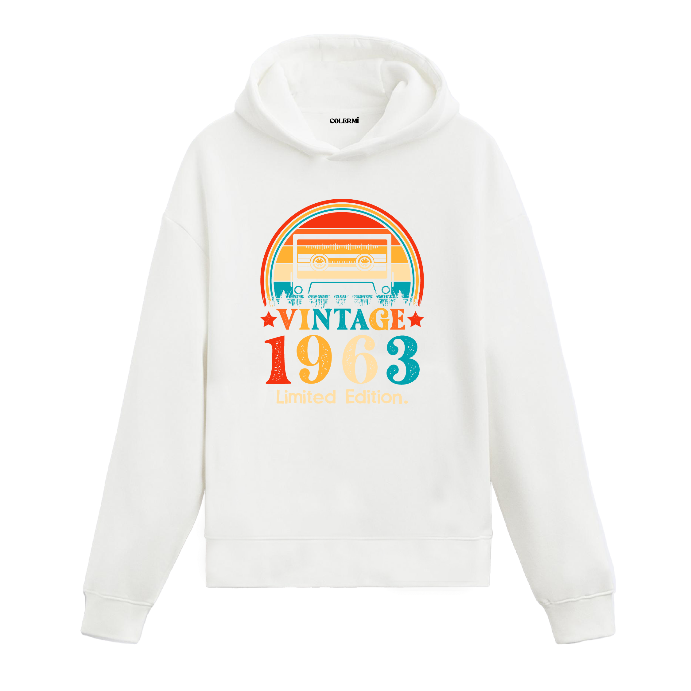 Mixtape Vintage Kapşonlu Hoodie 1963 Tarihli Tasarım