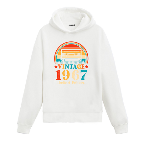 Mixtape Vintage Kapşonlu Hoodie 1967 Tarihli Tasarım