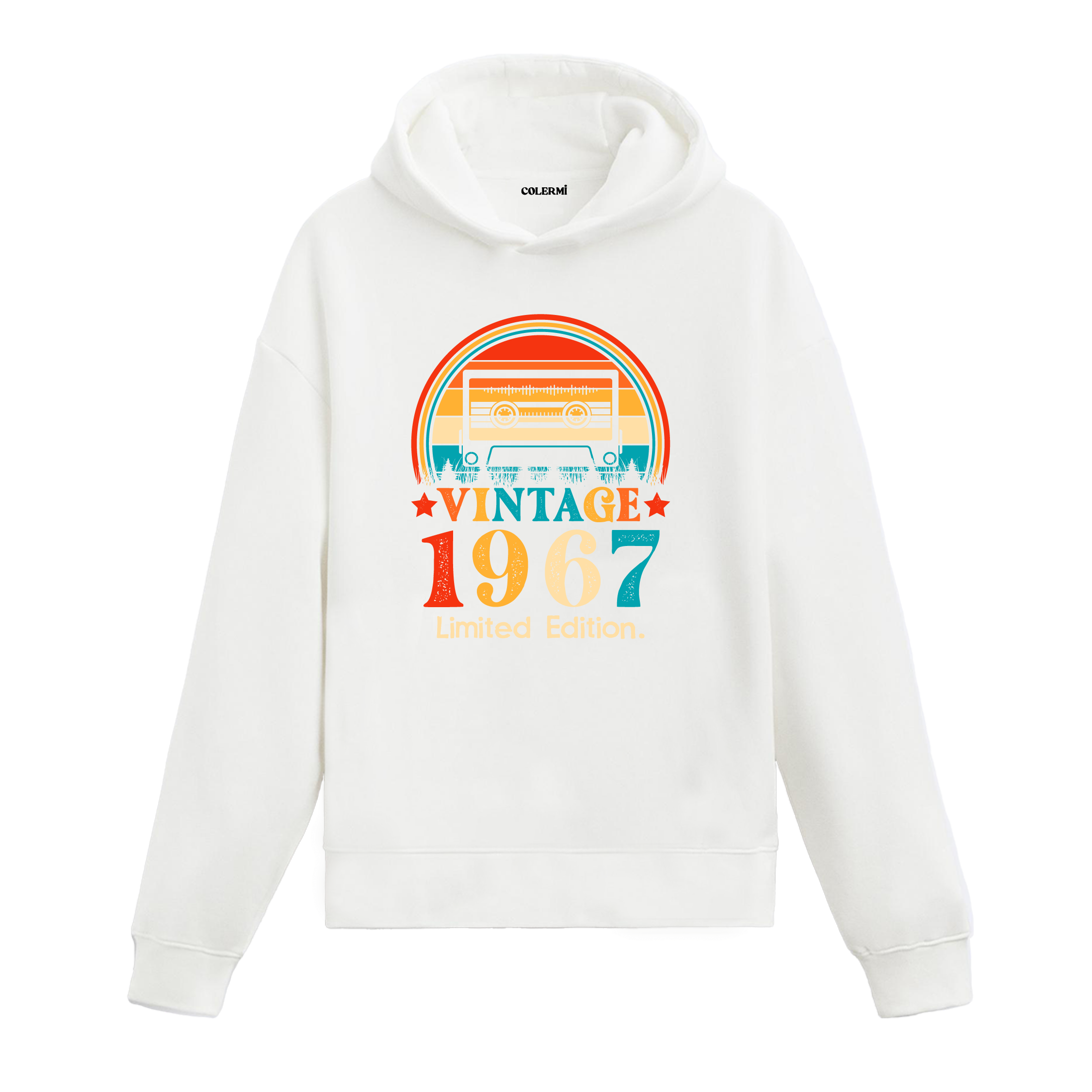 Mixtape Vintage Kapşonlu Hoodie 1967 Tarihli Tasarım