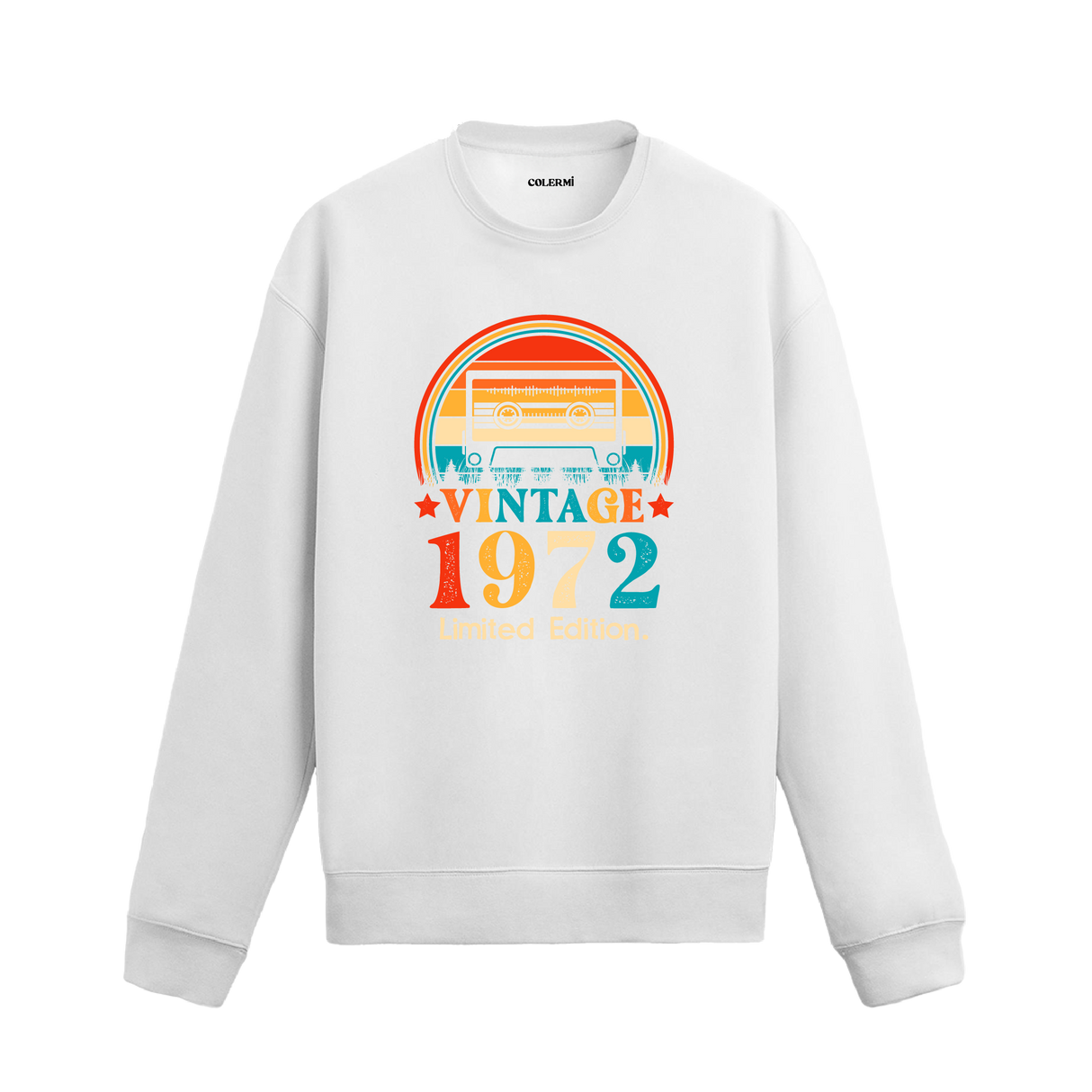 Mixtape Vintage Sweatshirt 1972 Tarihli Tasarım