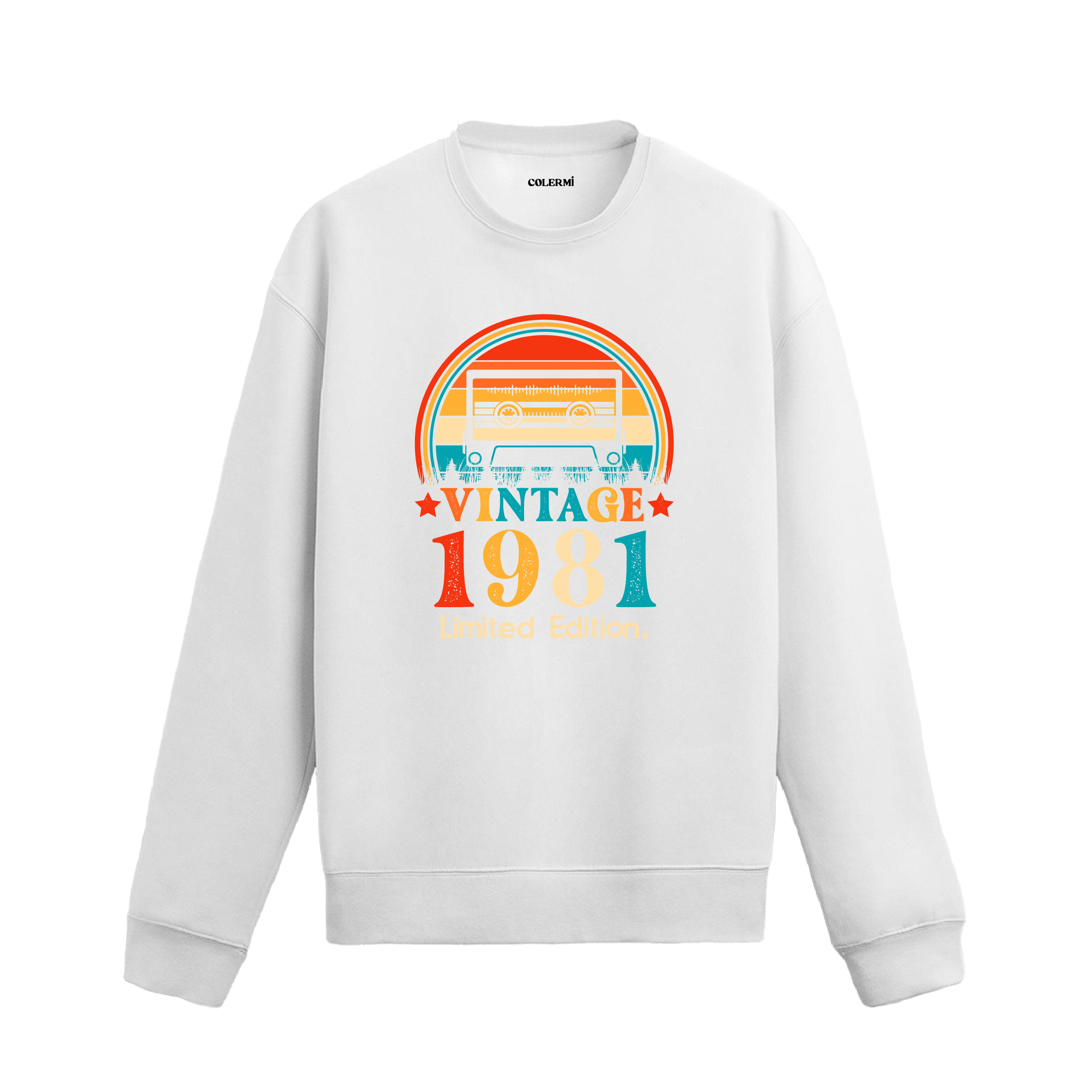Mixtape Vintage Sweatshirt 1981 Tarihli Tasarım