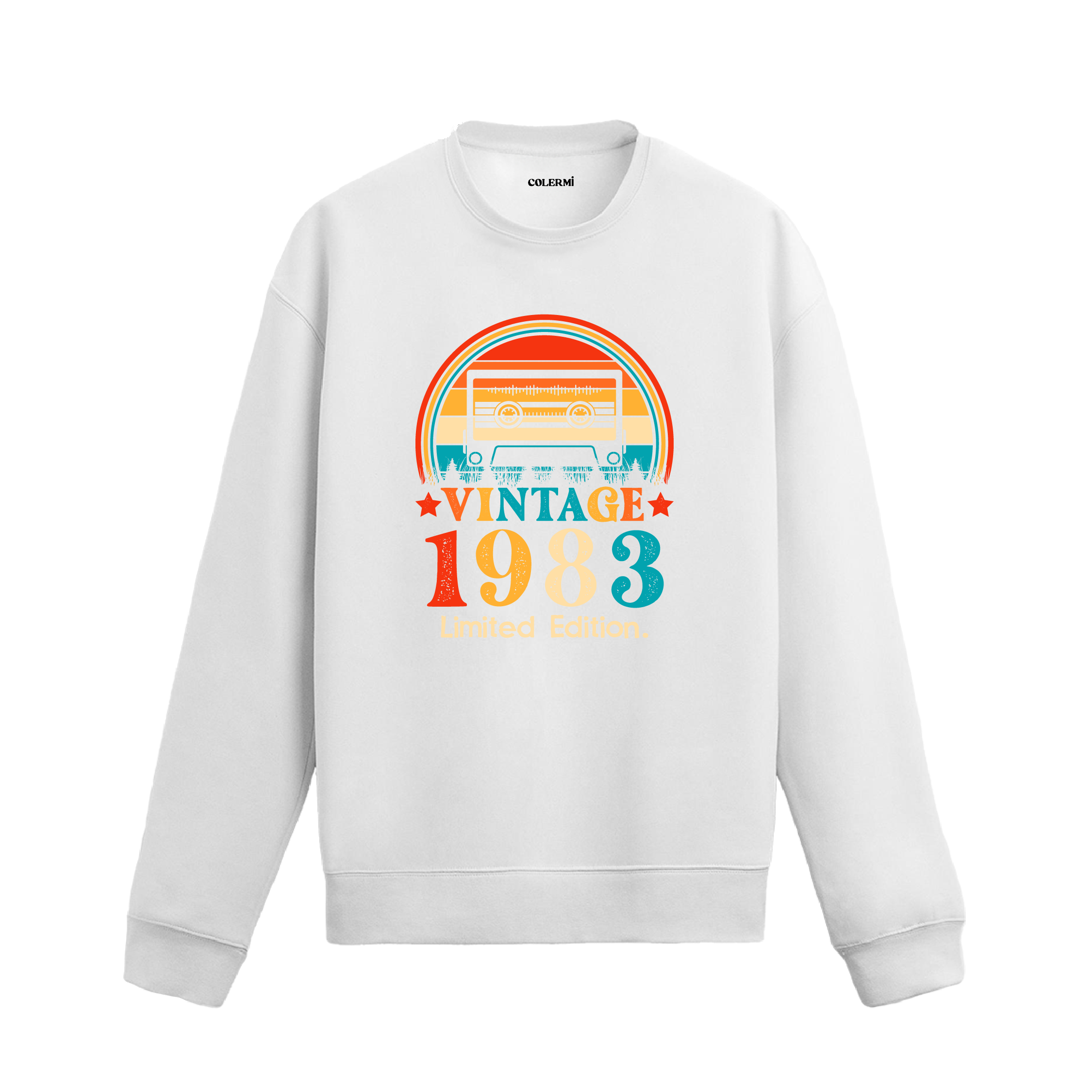 Mixtape Vintage Sweatshirt 1983 Tarihli Tasarım