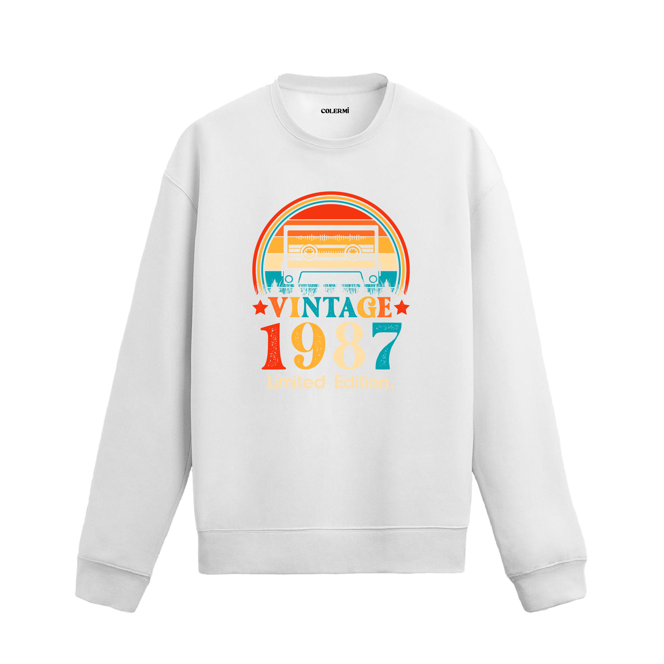 Mixtape Vintage Sweatshirt 1987 Tarihli Tasarım