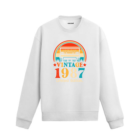 Mixtape Vintage Sweatshirt 1987 Tarihli Tasarım