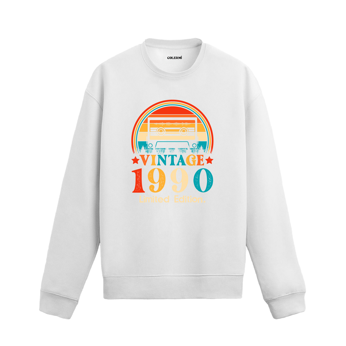 Mixtape Vintage Sweatshirt 1990 Tarihli Tasarım