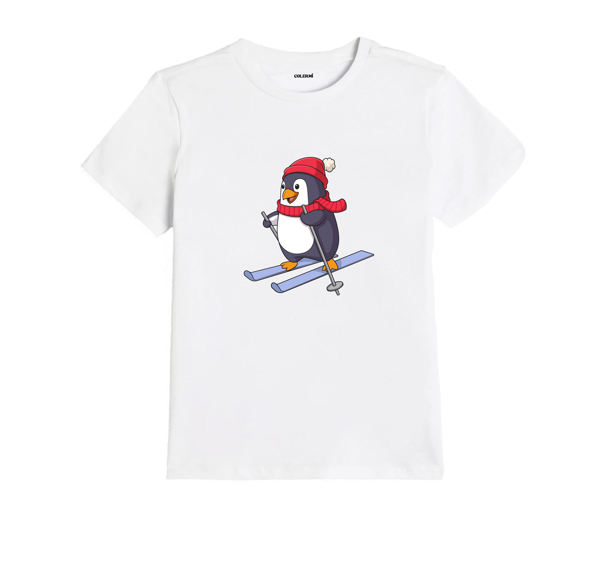 Kayakçı Penguen Çocuk T-Shirt