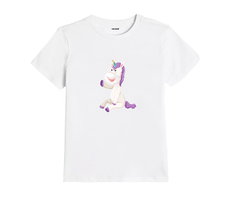 Sevimli Unicorn Çocuk T-Shirt