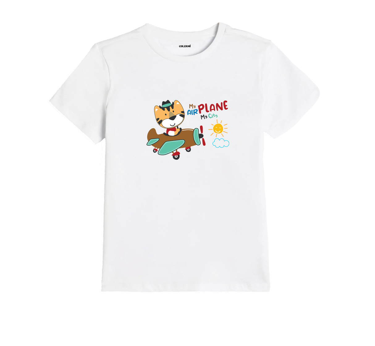 Pilot Kedi Çocuk T-Shirt