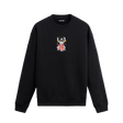 Davul çalan astronot tasarımlı Colermi sweatshirt, minimal uzay temasıyla.