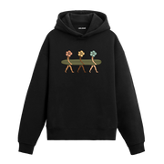 Doğa Temalı Çiçek Figürlü Hoodie | Colermi