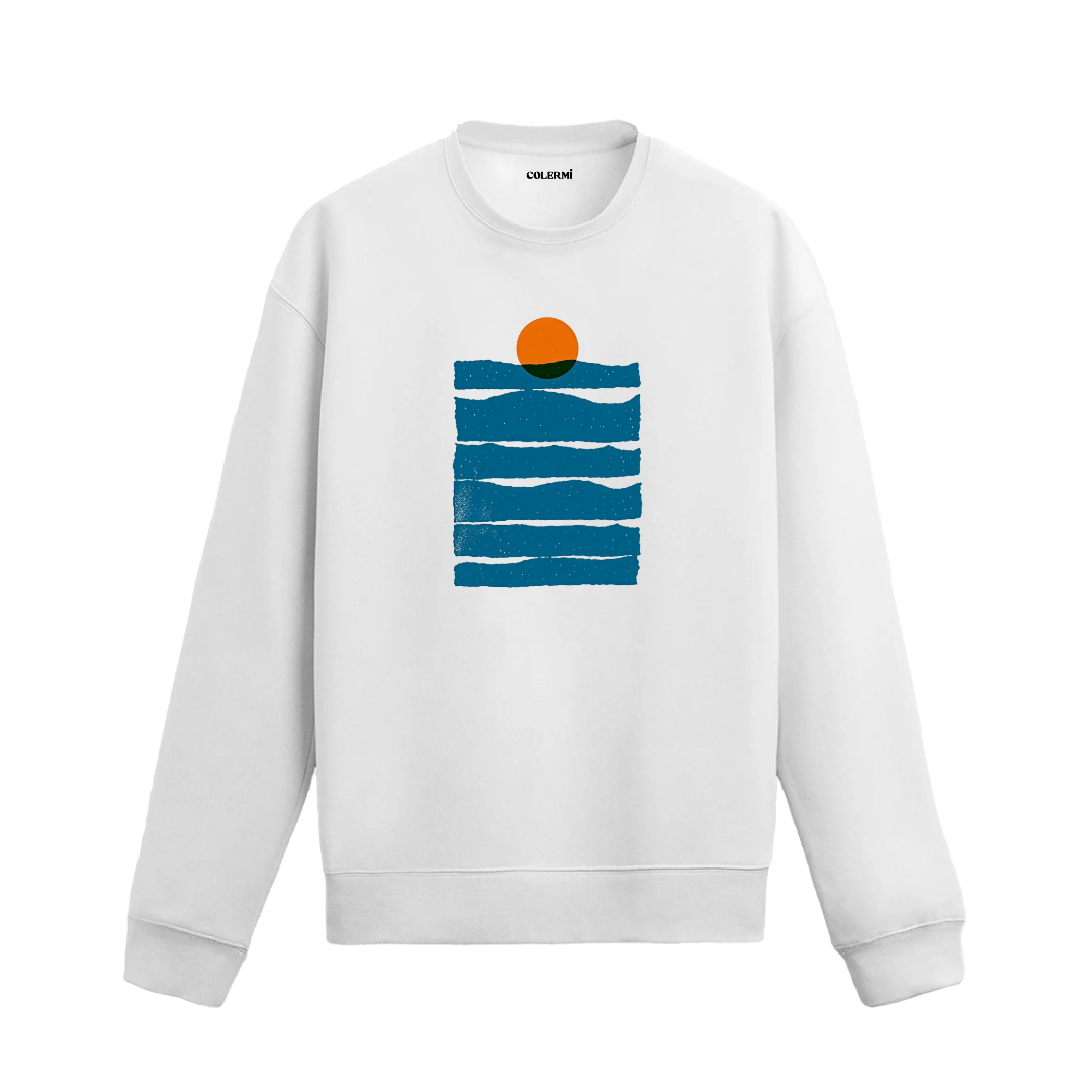 Gün Batımı Tasarımlı Sweatshirt görsel 2 | Colermi