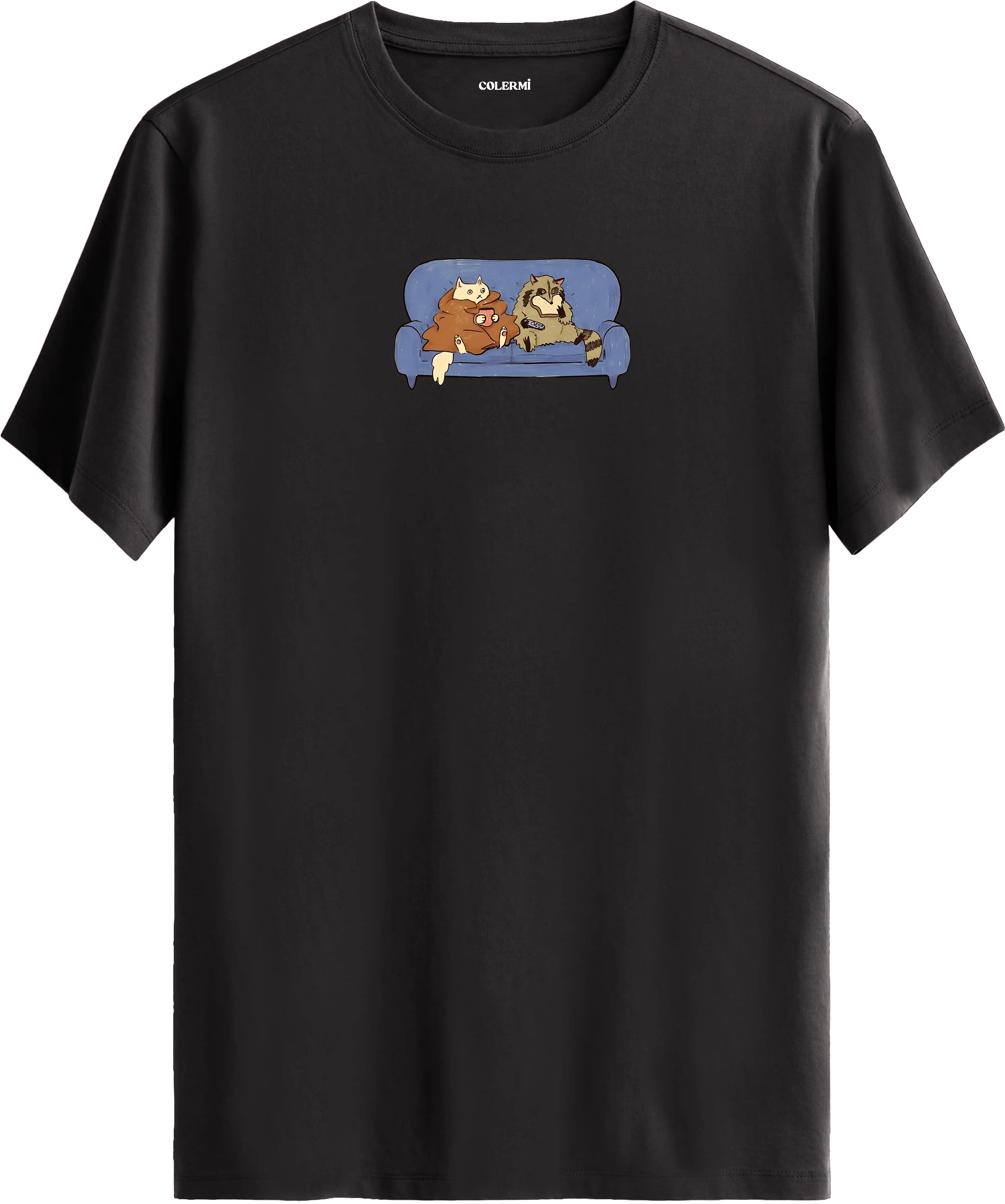 Koltuk Düşkünü Kedi Tişört