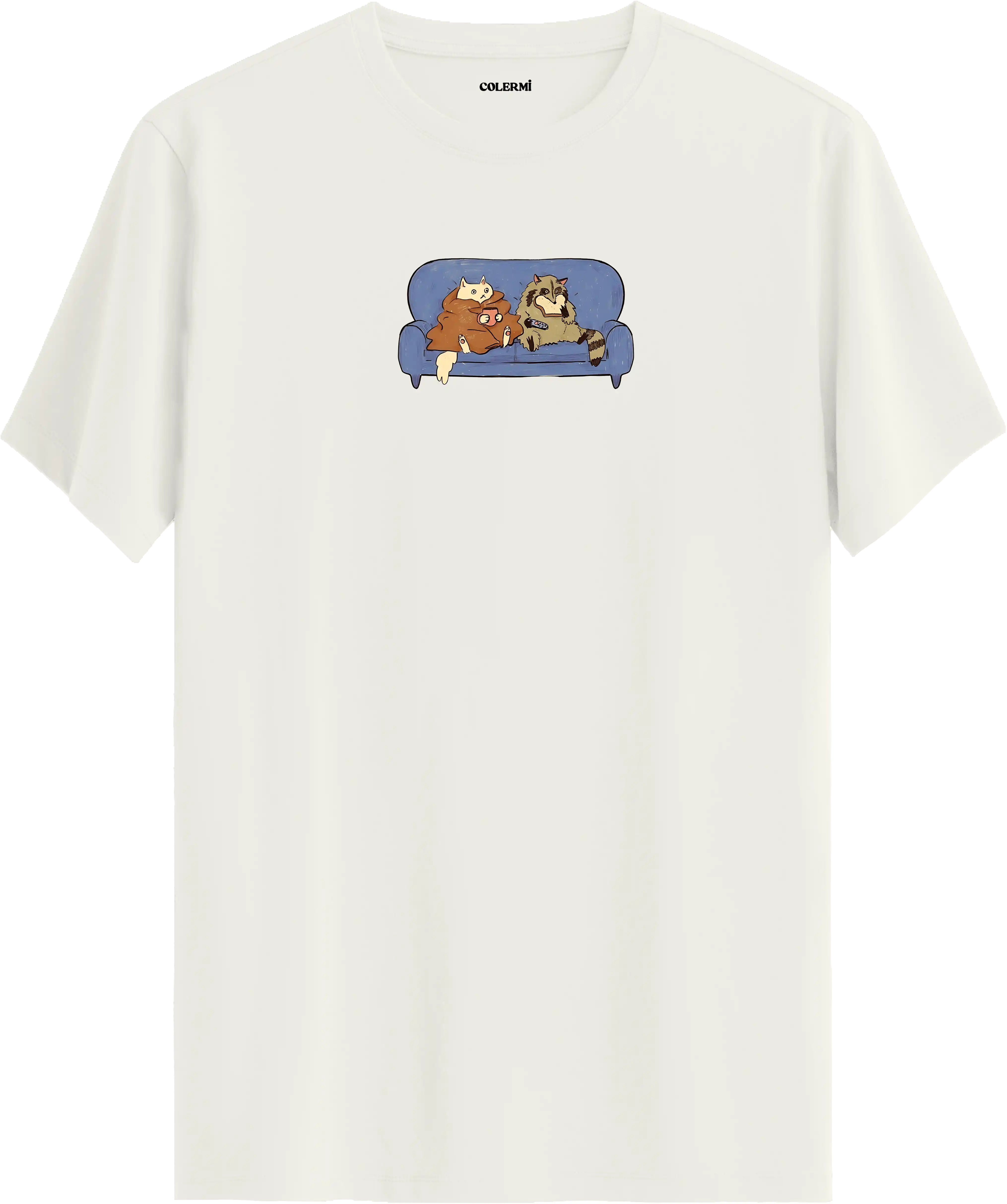 Koltuk Düşkünü Kedi Tişört