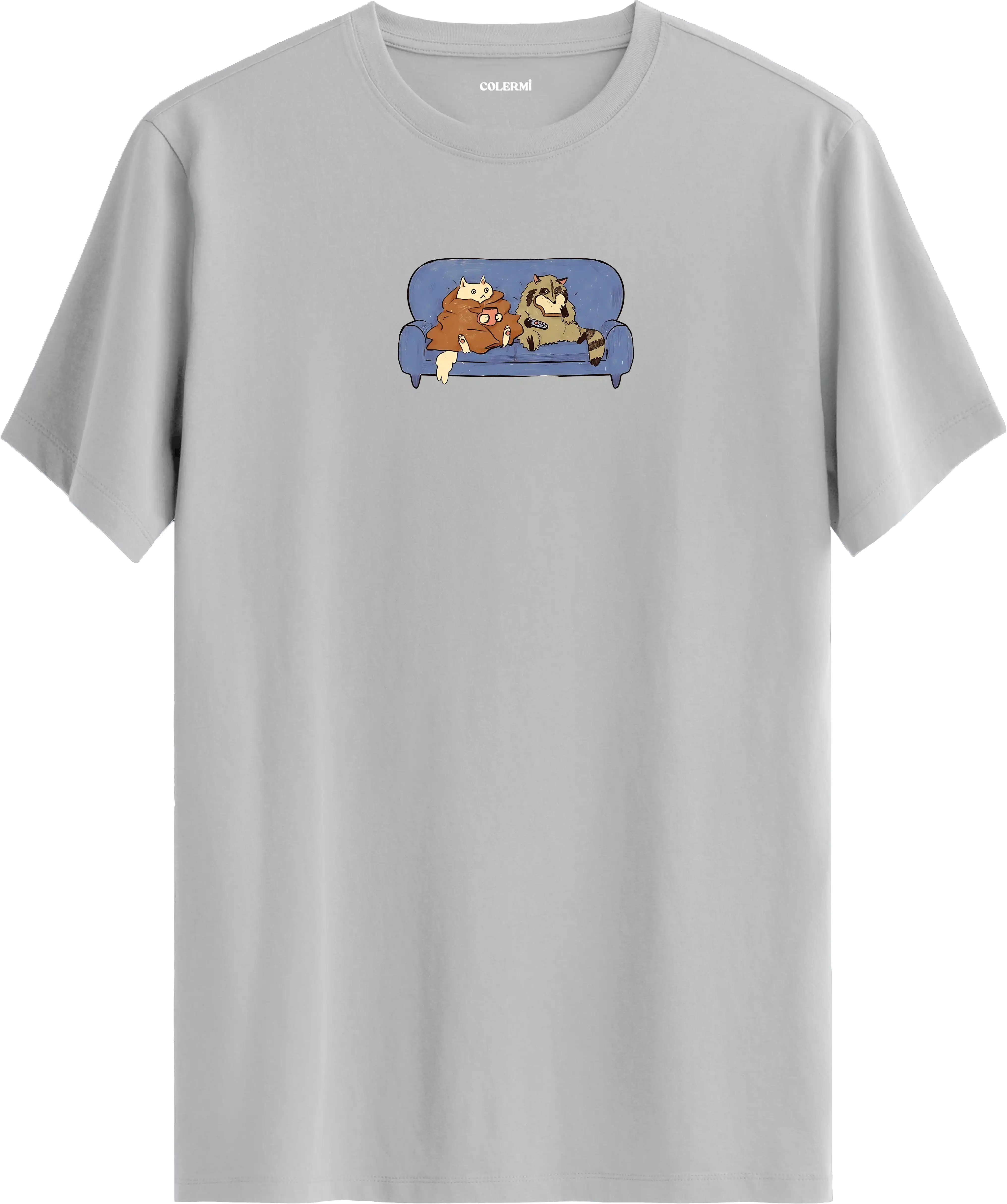 Koltuk Düşkünü Kedi Tişört