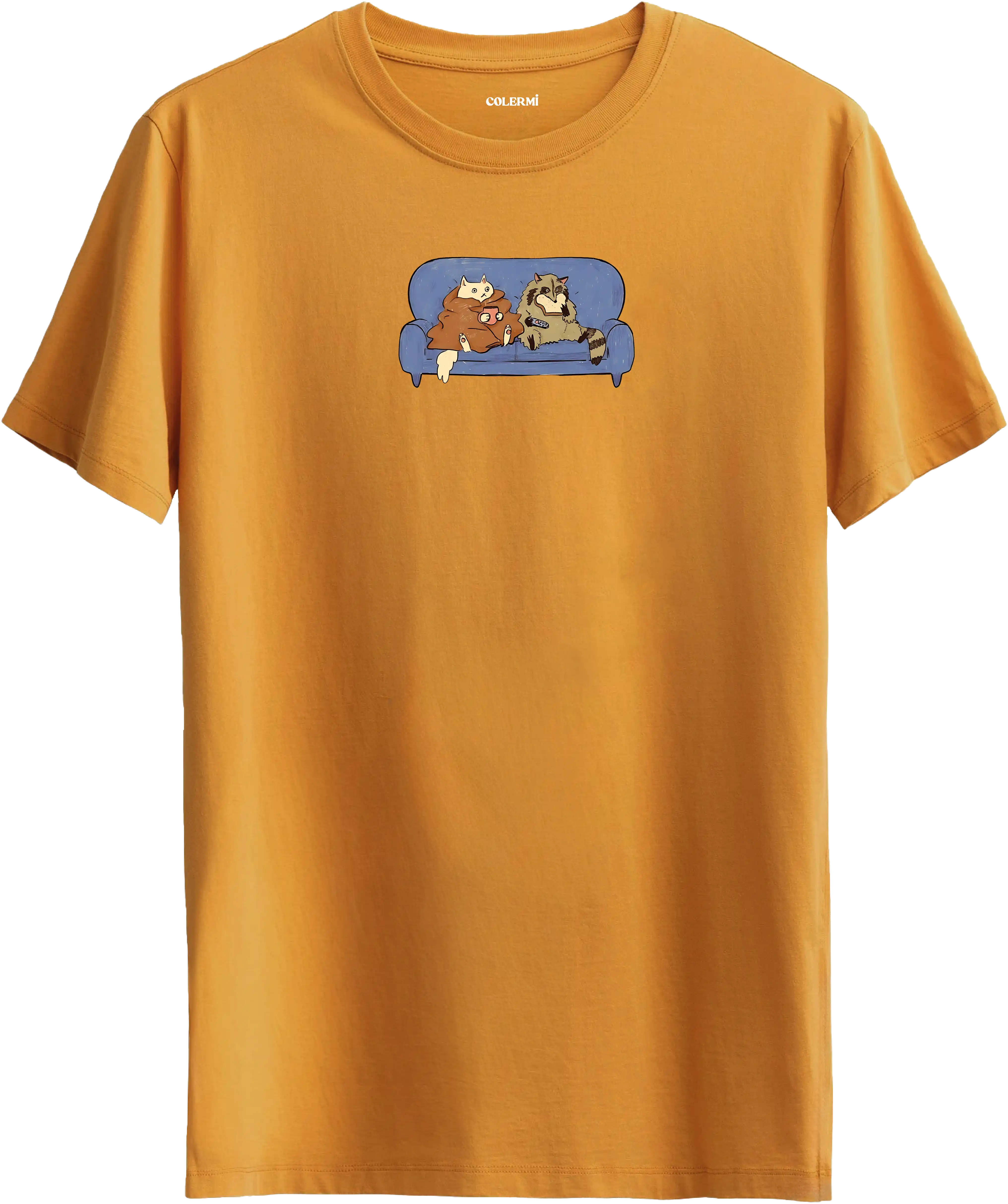 Koltuk Düşkünü Kedi Tişört